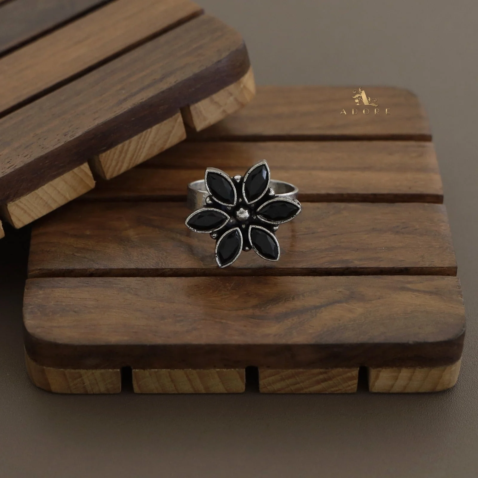 Flora Glossy Flower Ring - Image 19