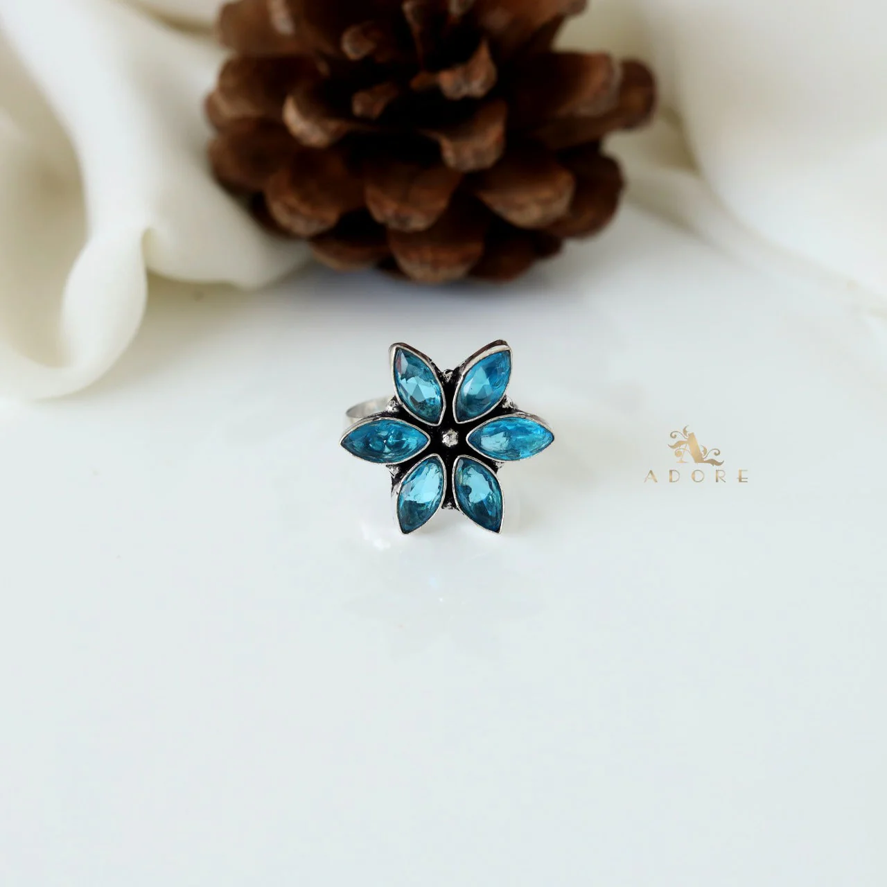 Flora Glossy Flower Ring - Image 20
