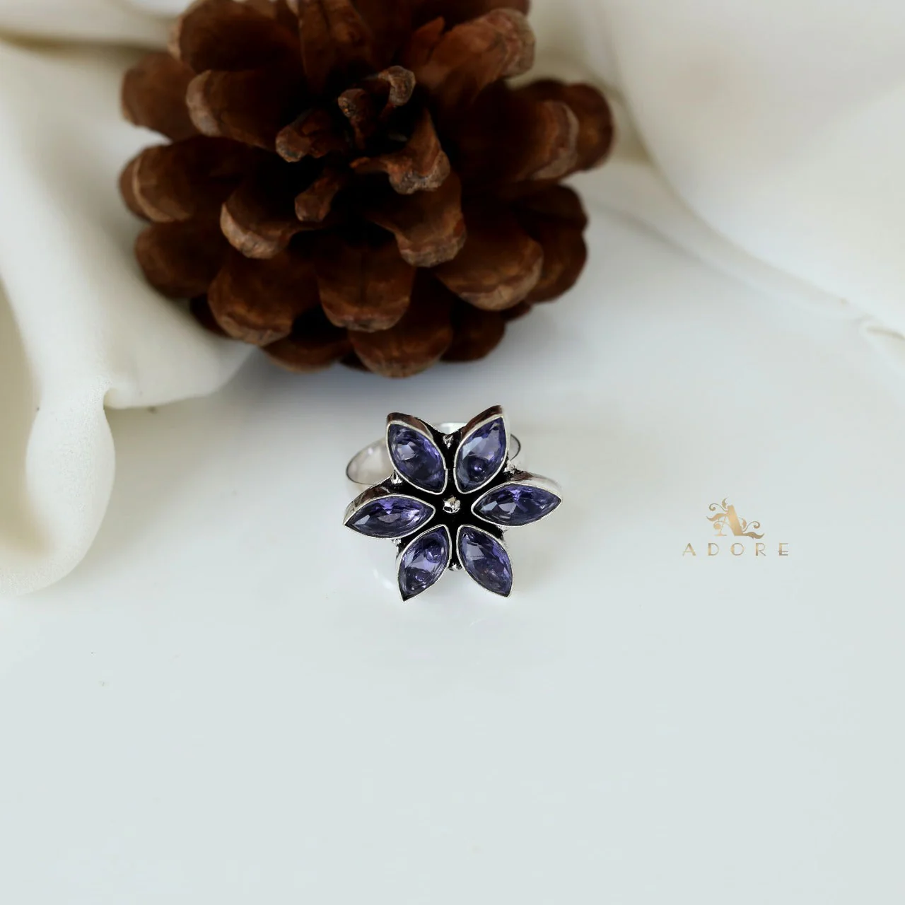 Flora Glossy Flower Ring - Image 21