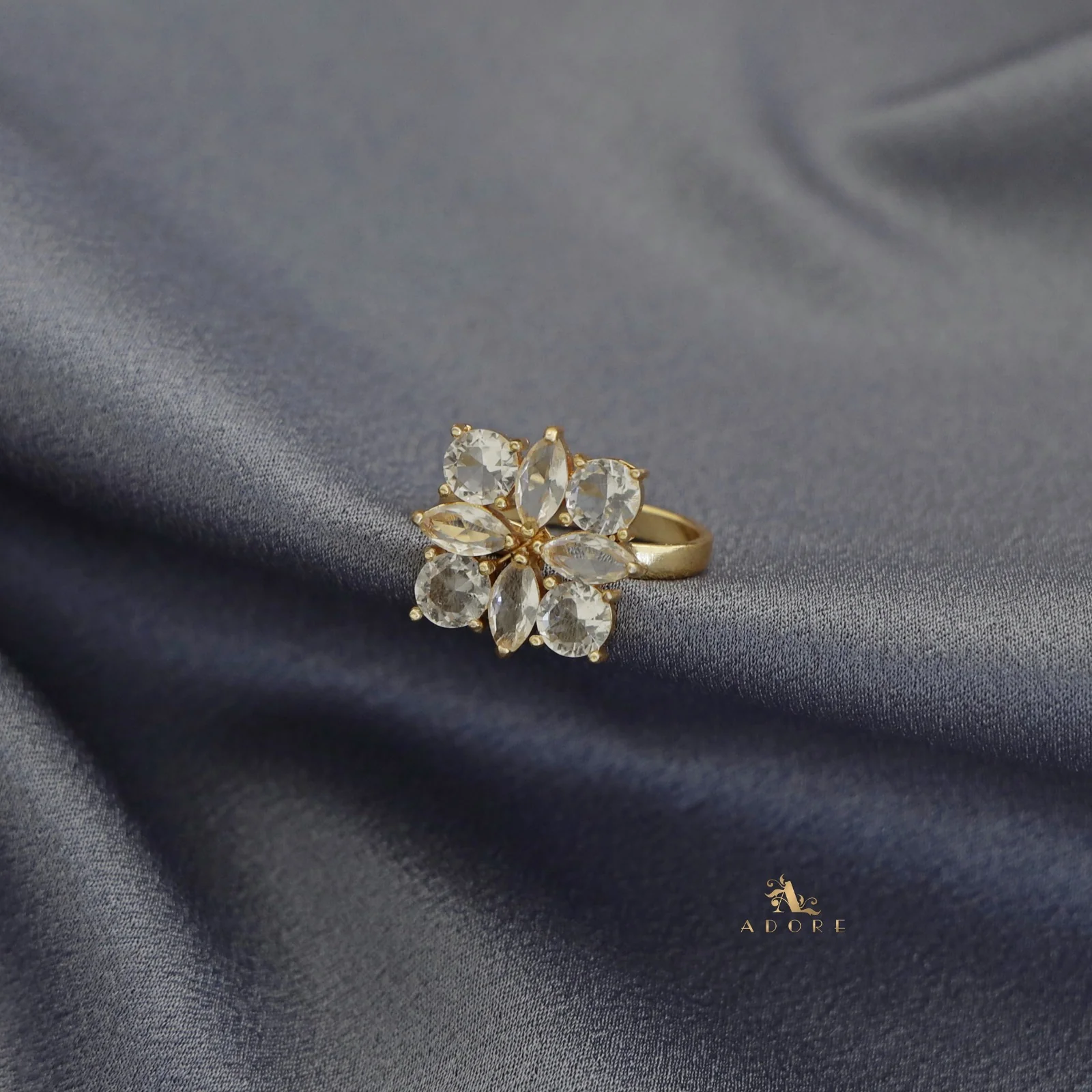 Floral Radiant Ring (Adjustable) - Image 2
