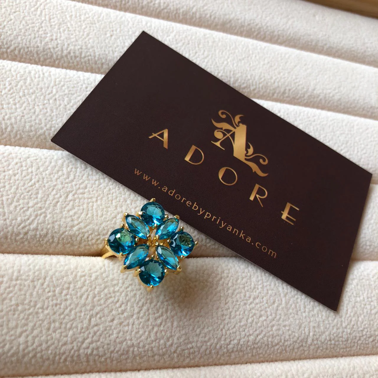 Floral Radiant Ring (Adjustable) - Image 7