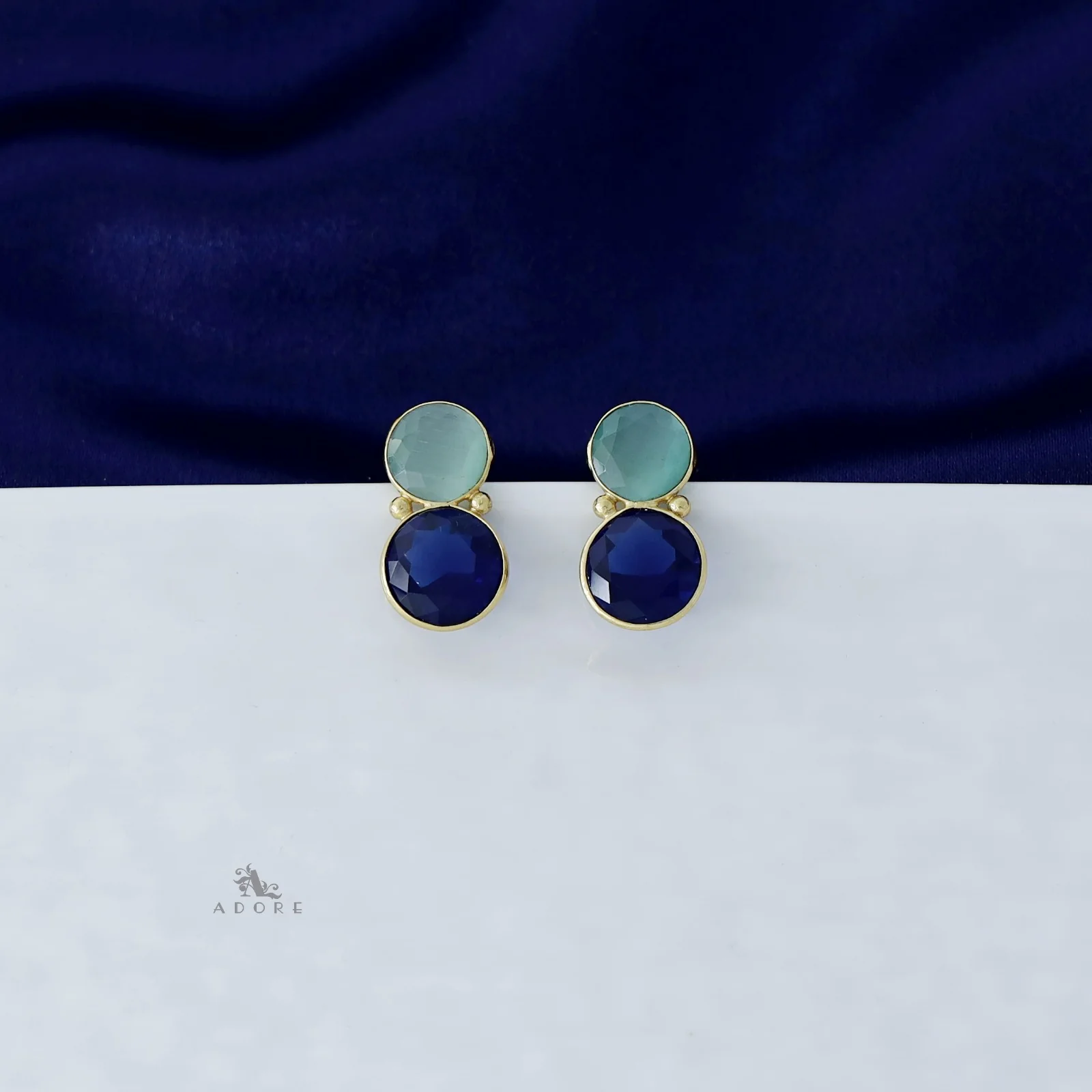 Glossy Golden Owl Earring - Image 3