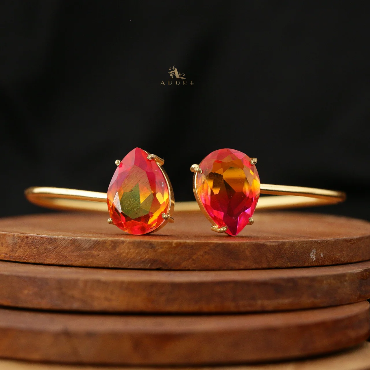Glossy Ilana Dual Drop Bangle - Image 6