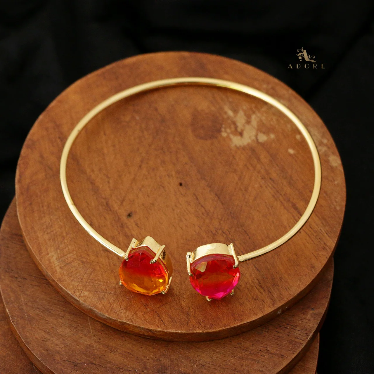 Glossy Ilana Dual Drop Bangle - Image 7