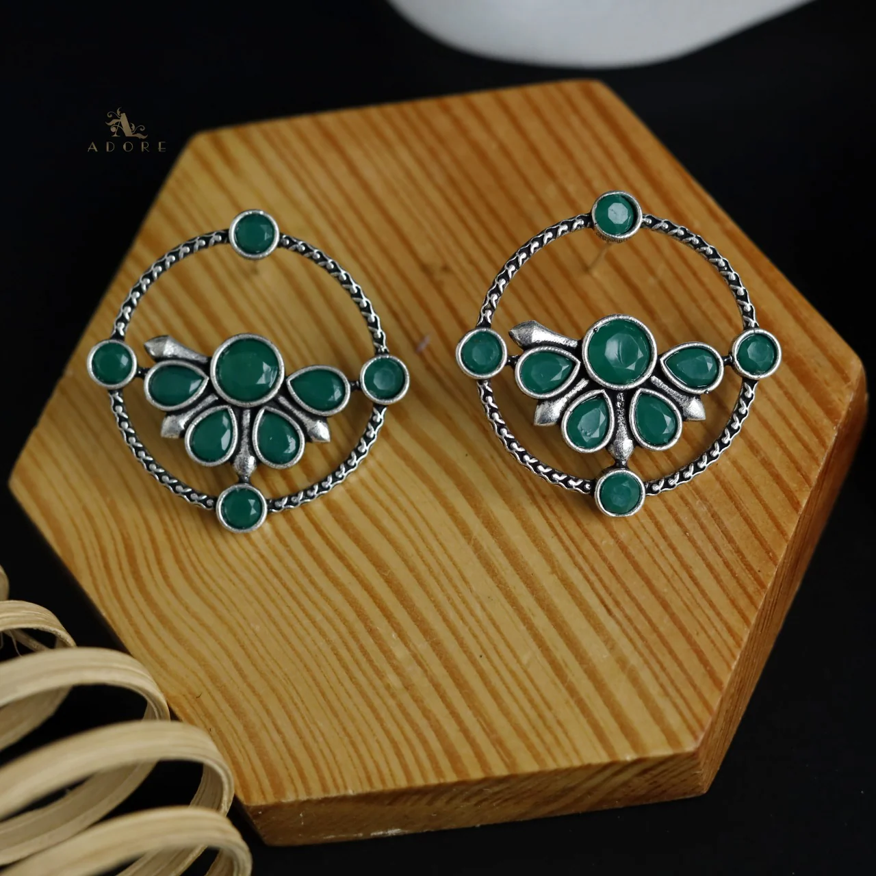 Glossy Syra Circle Earring - Image 11