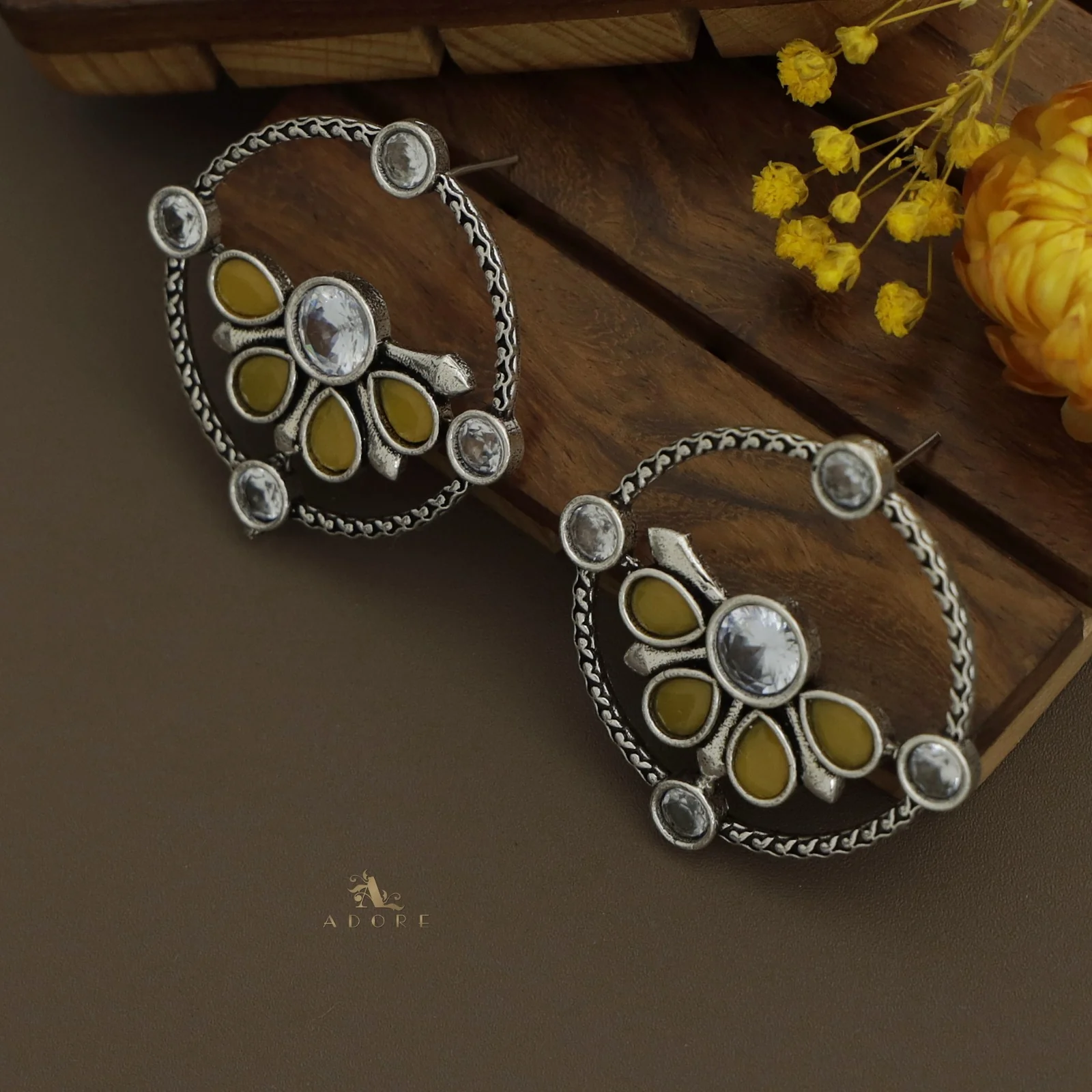 Glossy Syra Circle Earring - Image 18