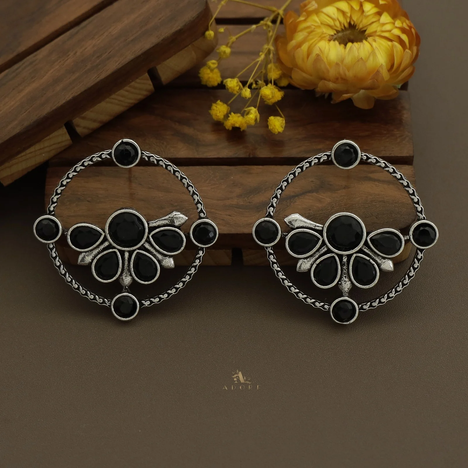 Glossy Syra Circle Earring - Image 20
