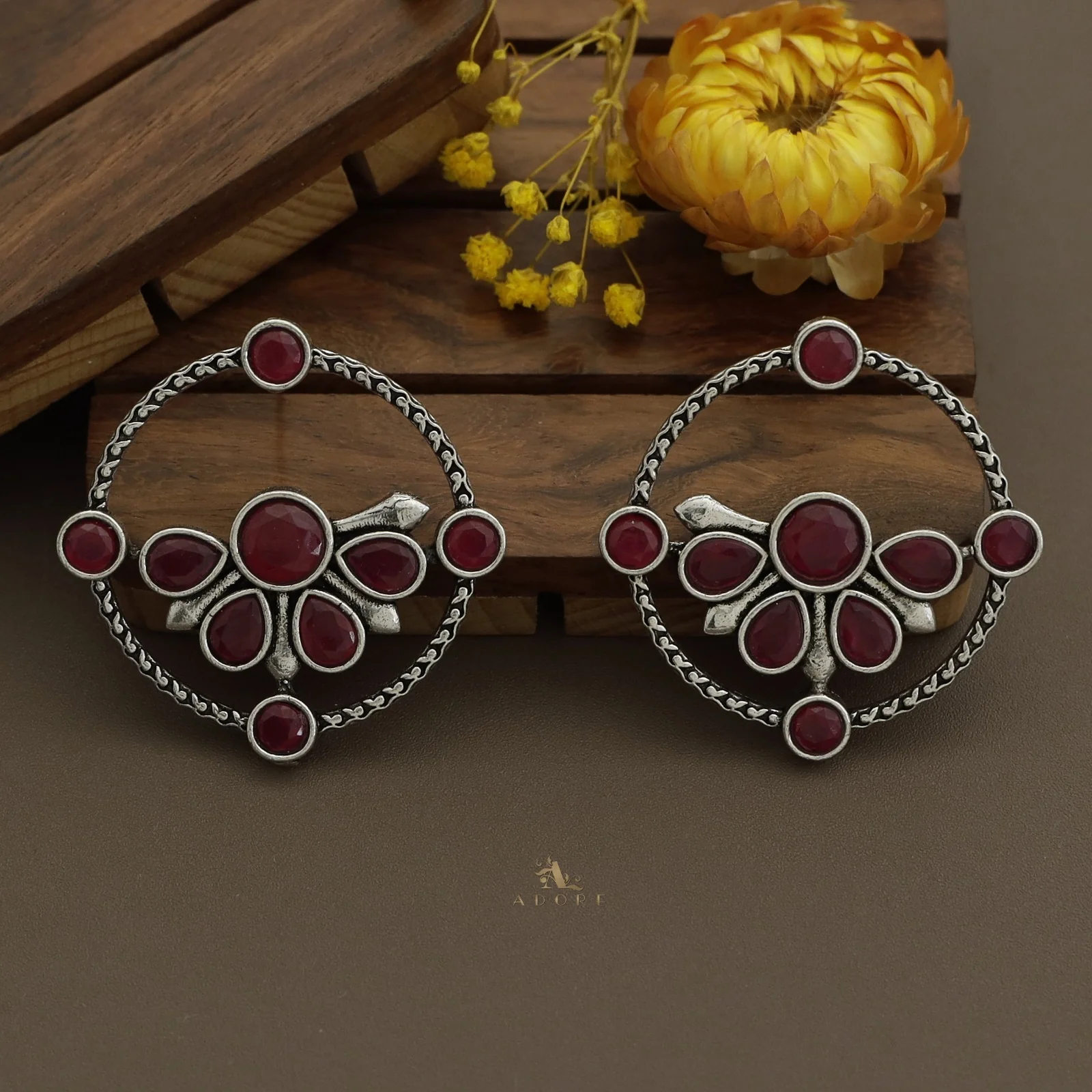 Glossy Syra Circle Earring - Image 23