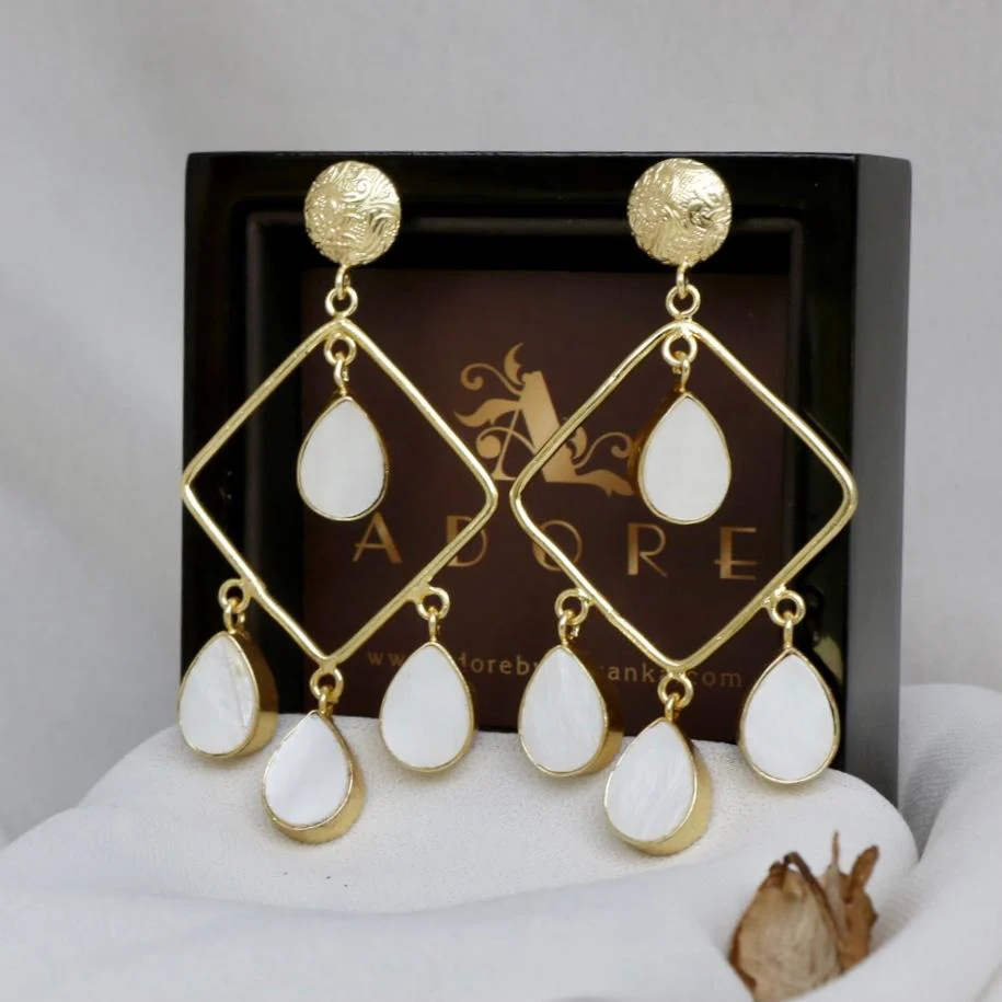 Glossy Diamond Earring (Colour Options) - Image 23