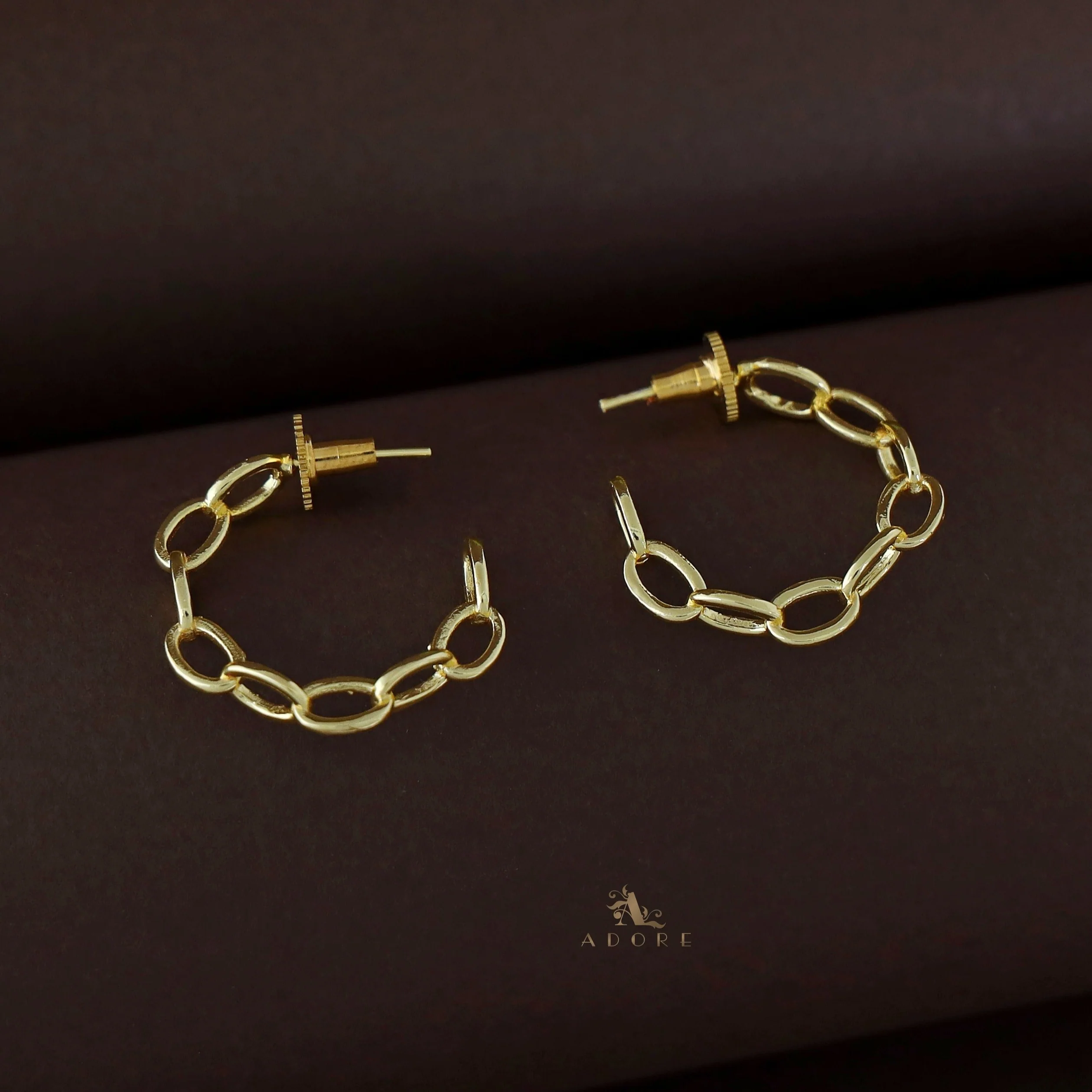 Golden Chain Hoop - Image 2