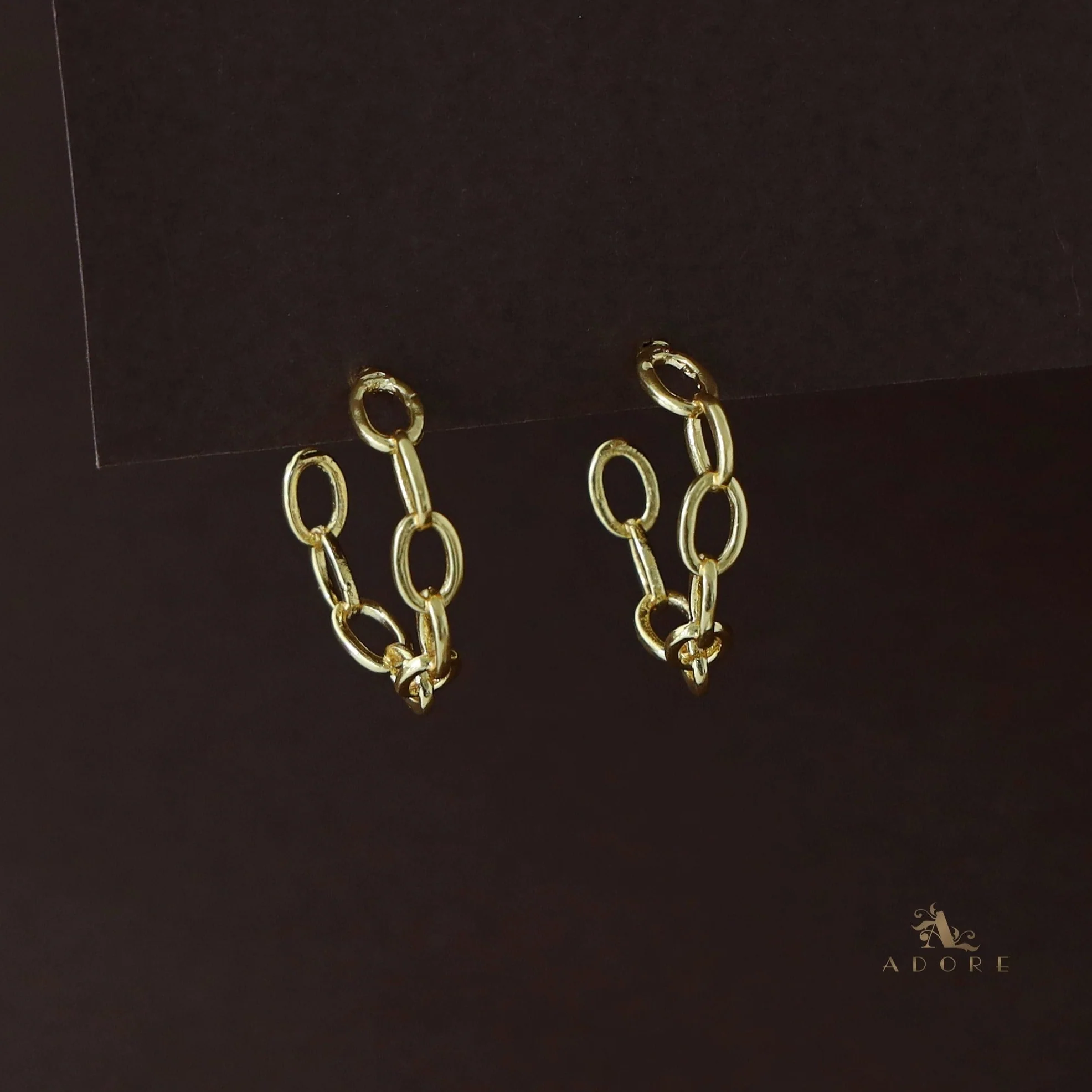 Golden Chain Hoop - Image 3