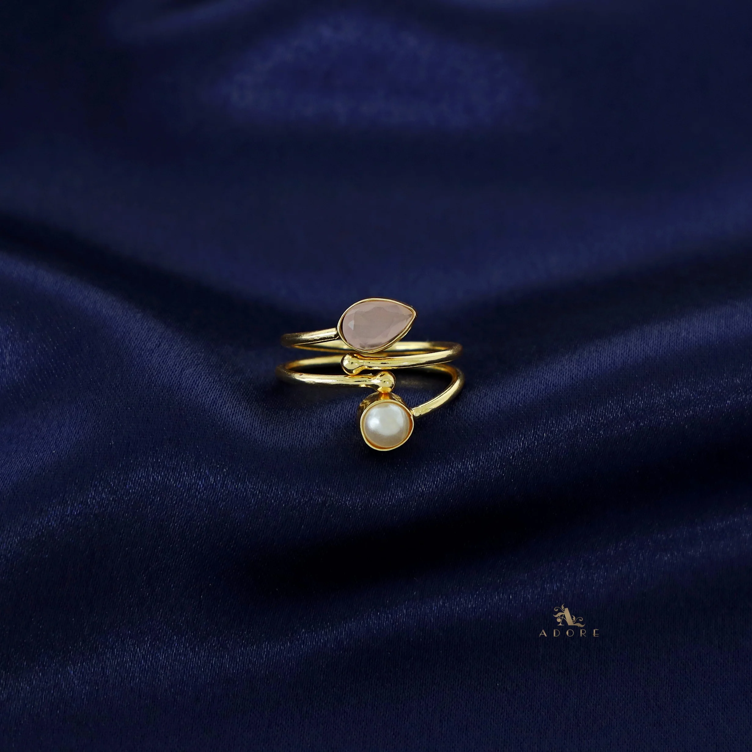 Golden 2 Layer Glossy Drop + Round Ring - Image 10