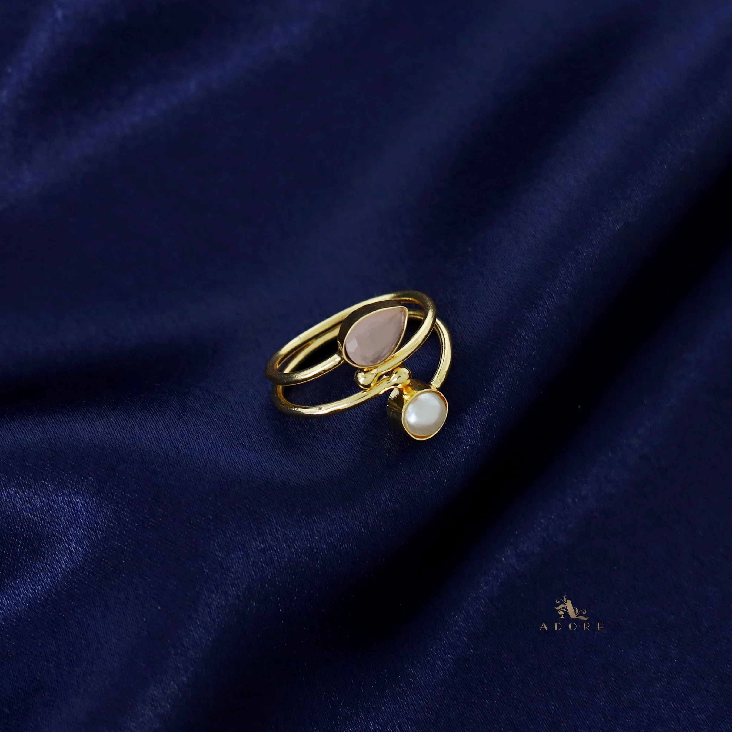 Golden 2 Layer Glossy Drop + Round Ring - Image 11