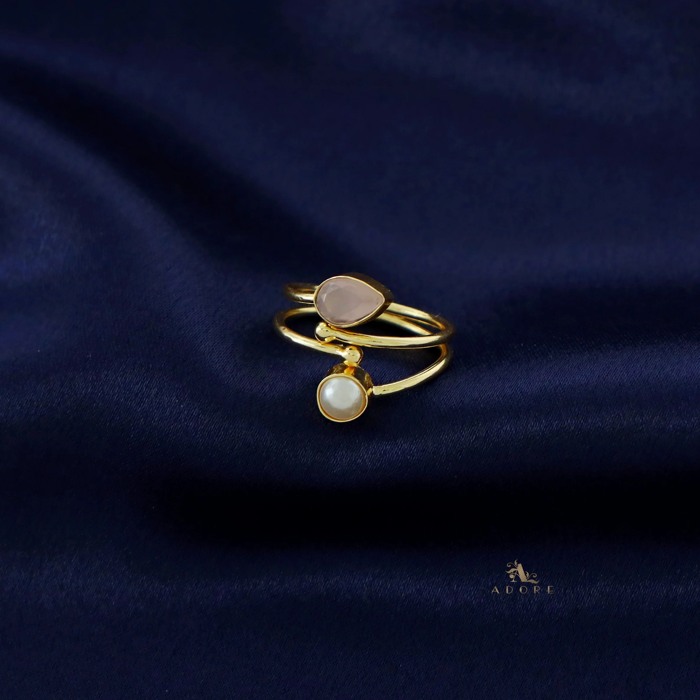 Golden 2 Layer Glossy Drop + Round Ring - Image 12