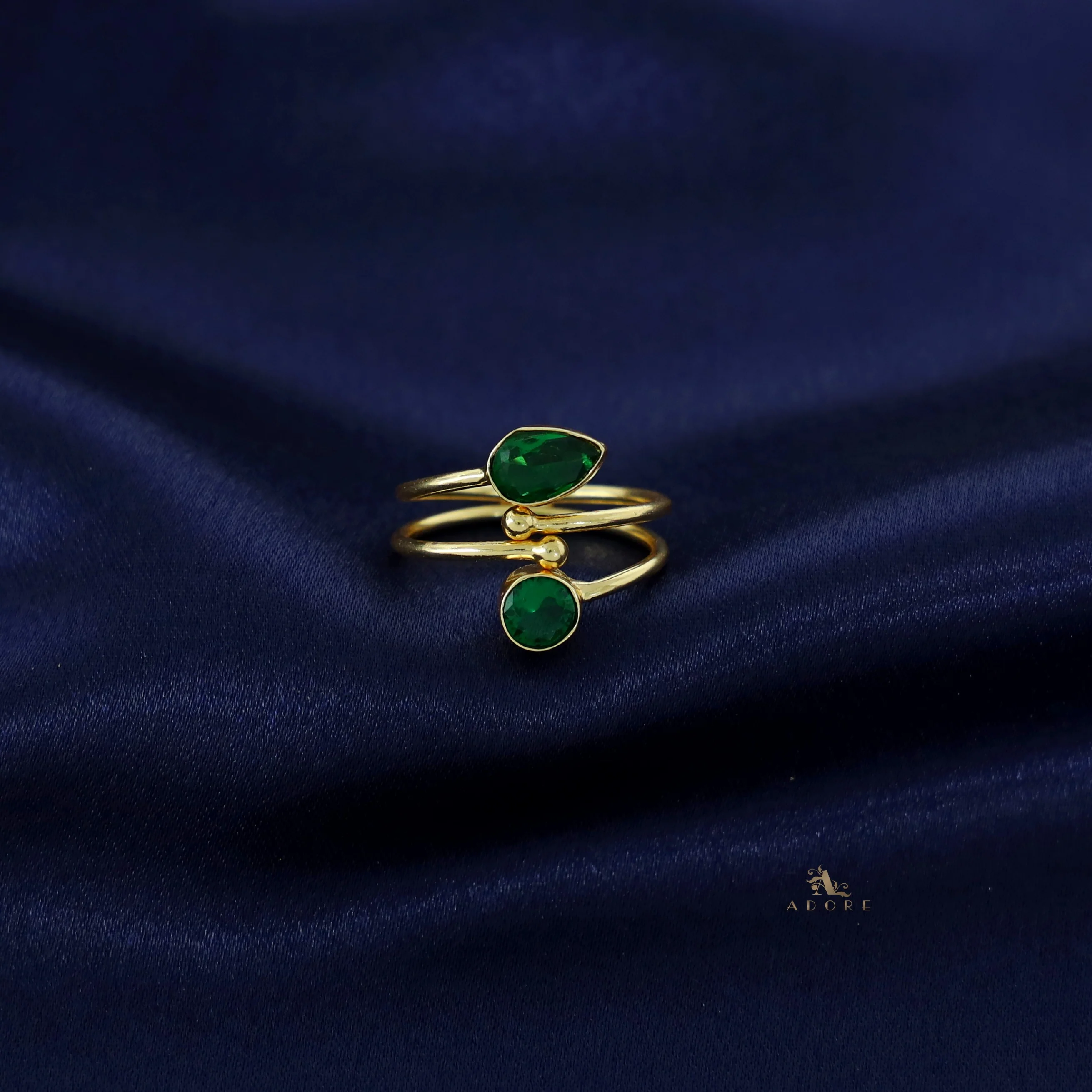 Golden 2 Layer Glossy Drop + Round Ring - Image 6