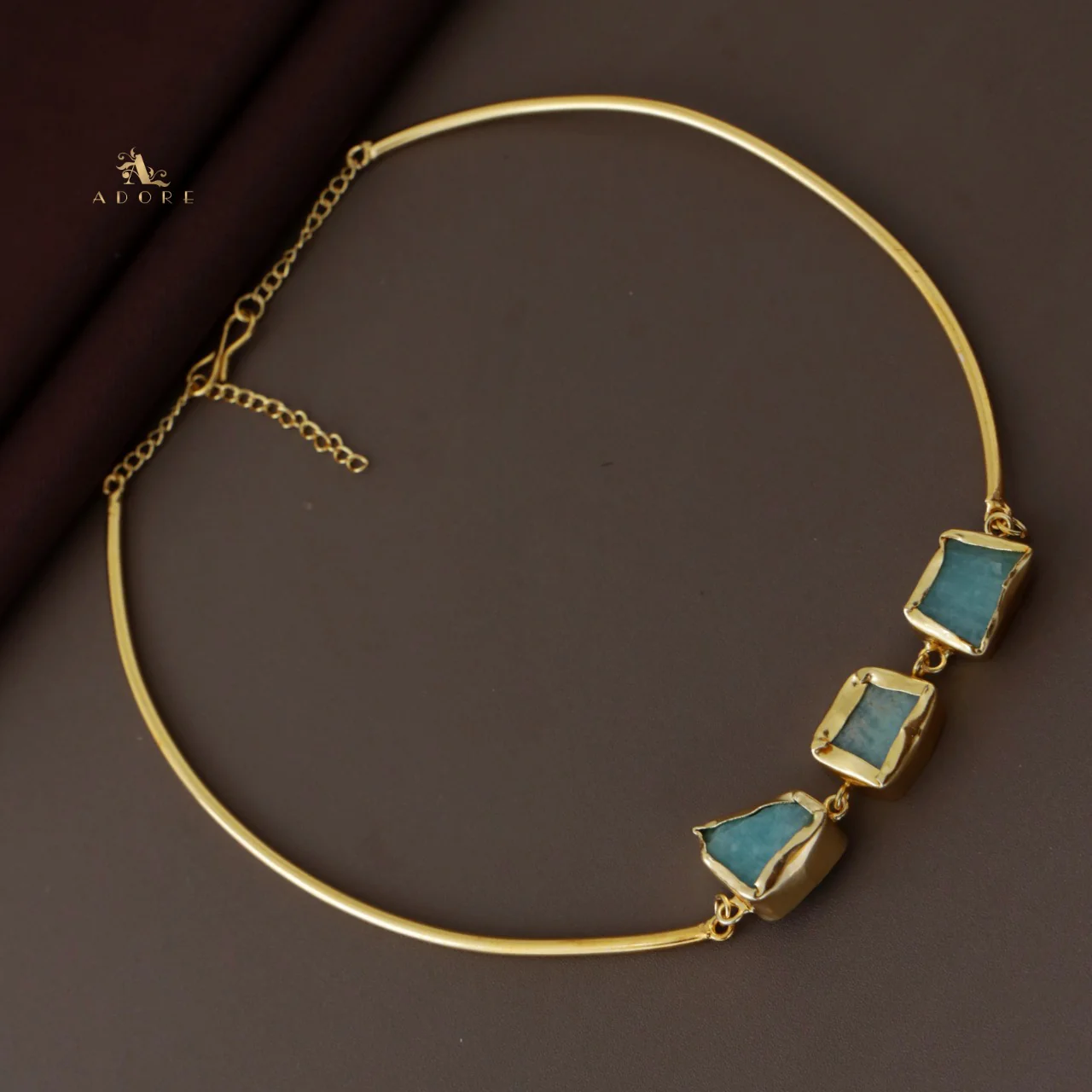 Golden 3 Raw Stone Neck Cuff - Image 20