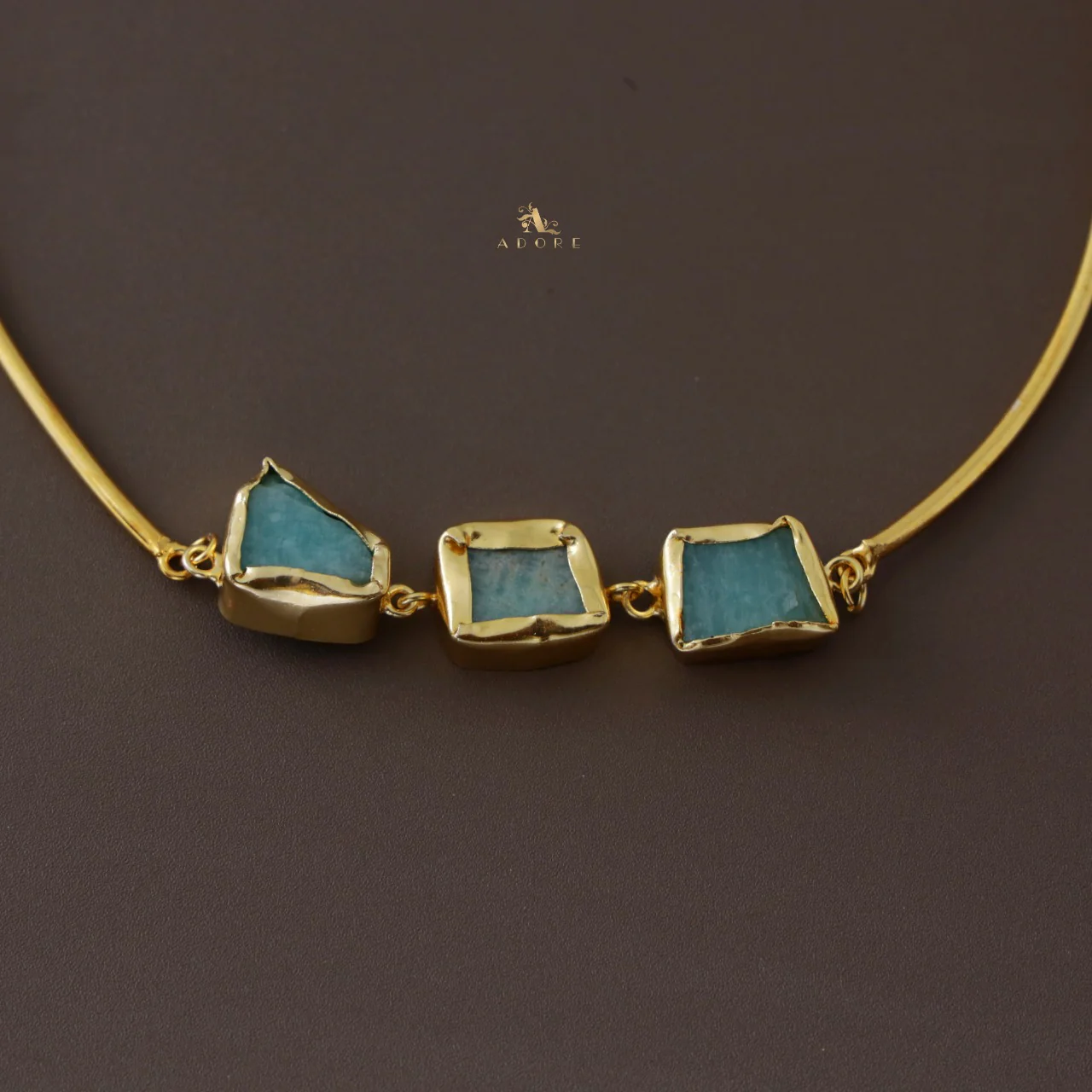 Golden 3 Raw Stone Neck Cuff - Image 21