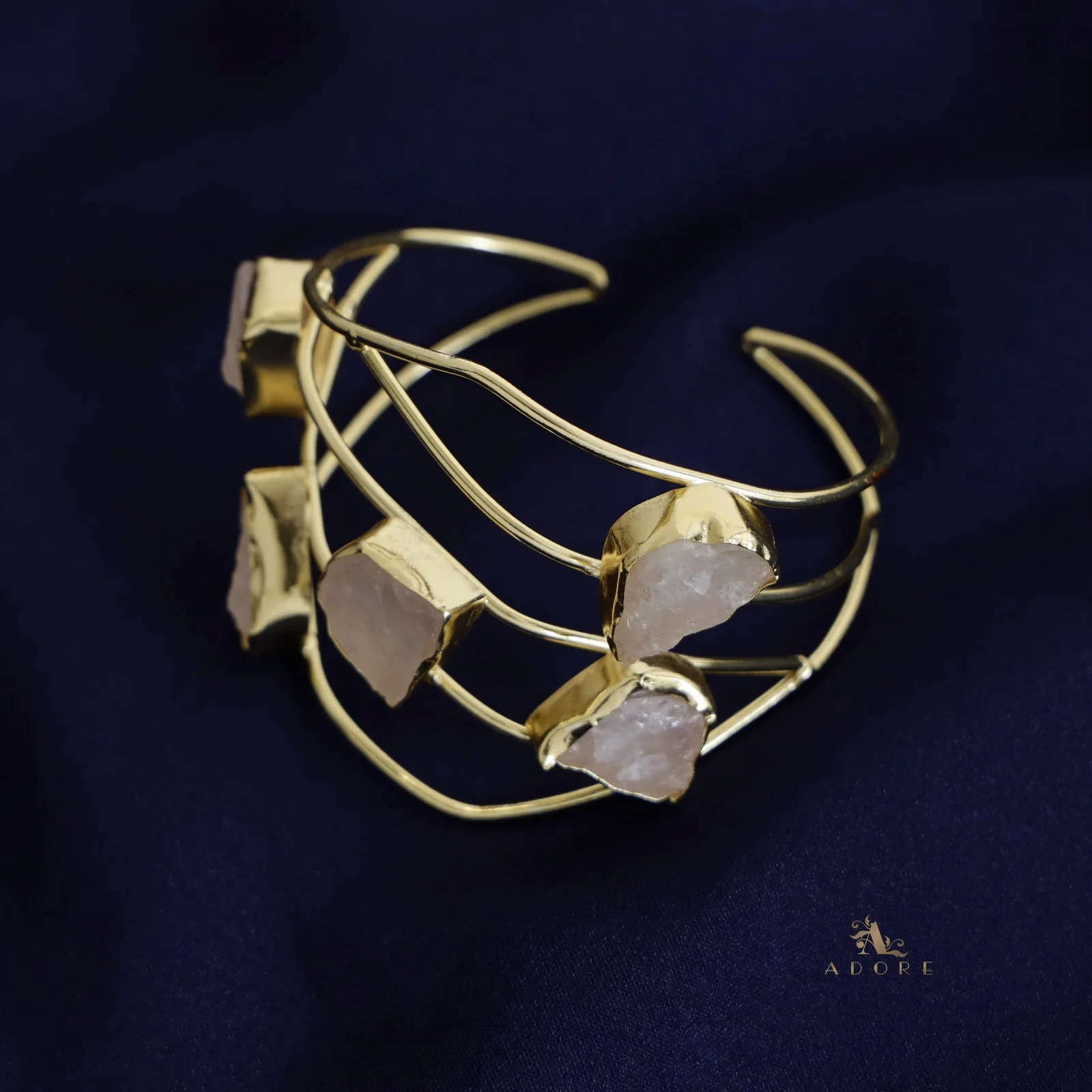 Golden 5 Raw Stone Bangle - Image 14
