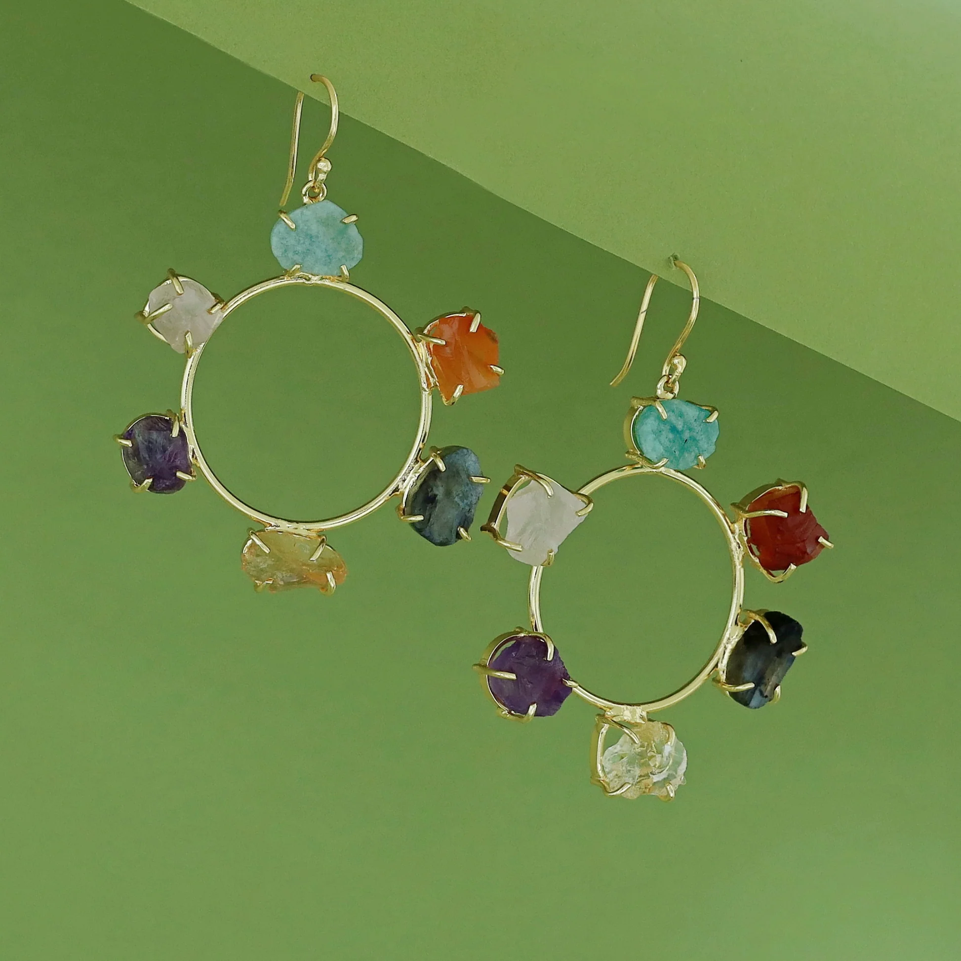 Golden 6 Raw Stone Chakra Drop - Image 3