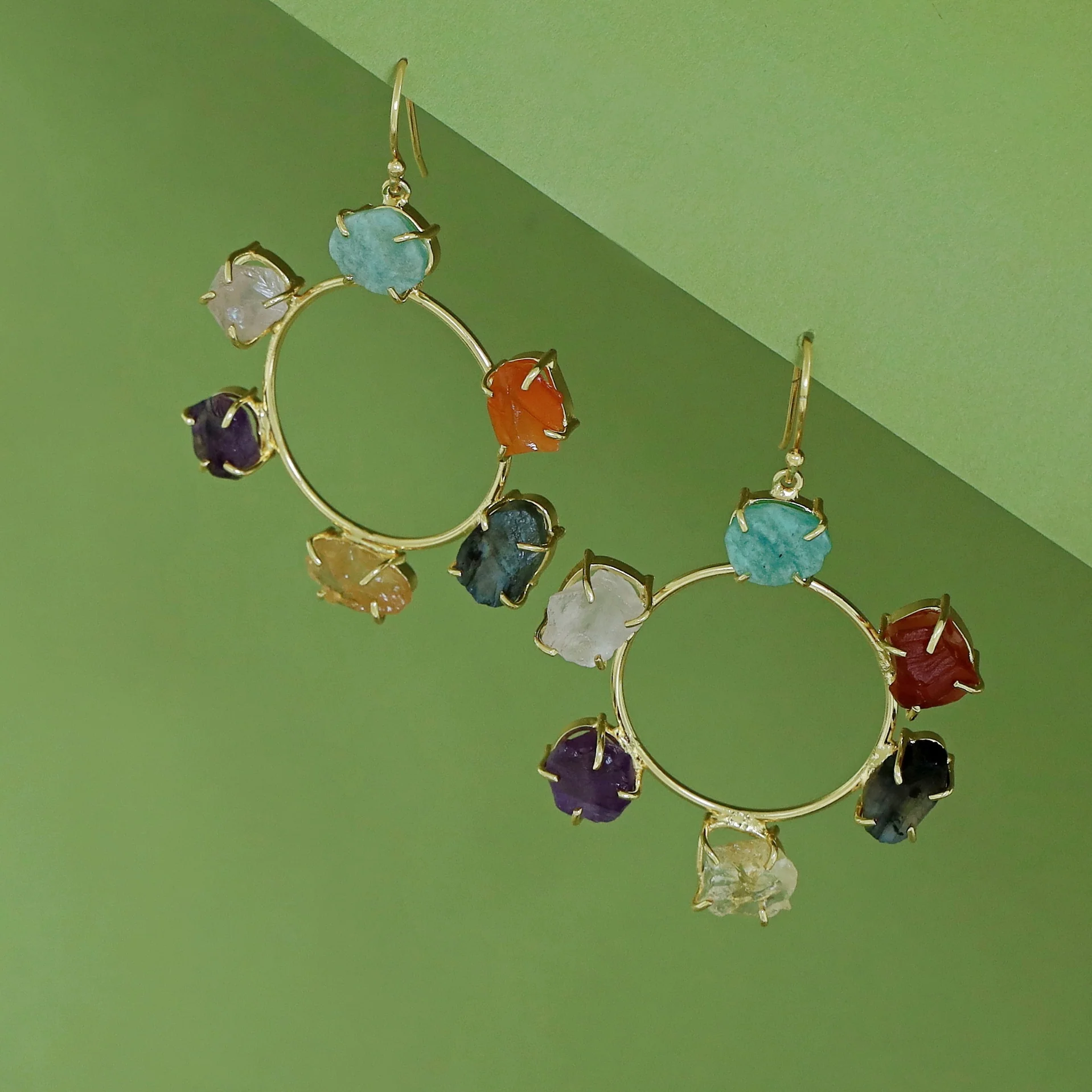 Golden 6 Raw Stone Chakra Drop - Image 4