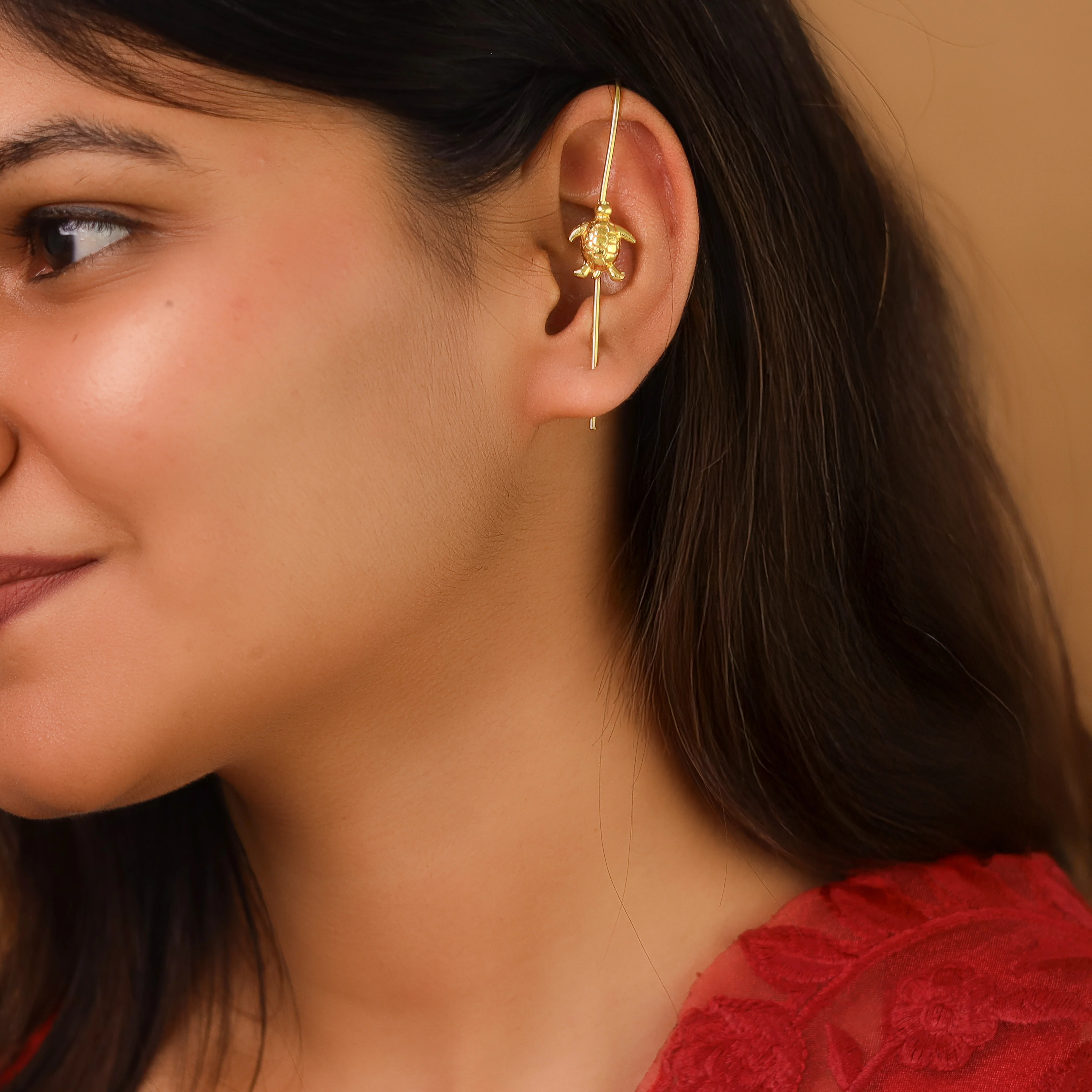 Analeia Golden Animals Ear-Cuff (Set Of 2) - Image 3