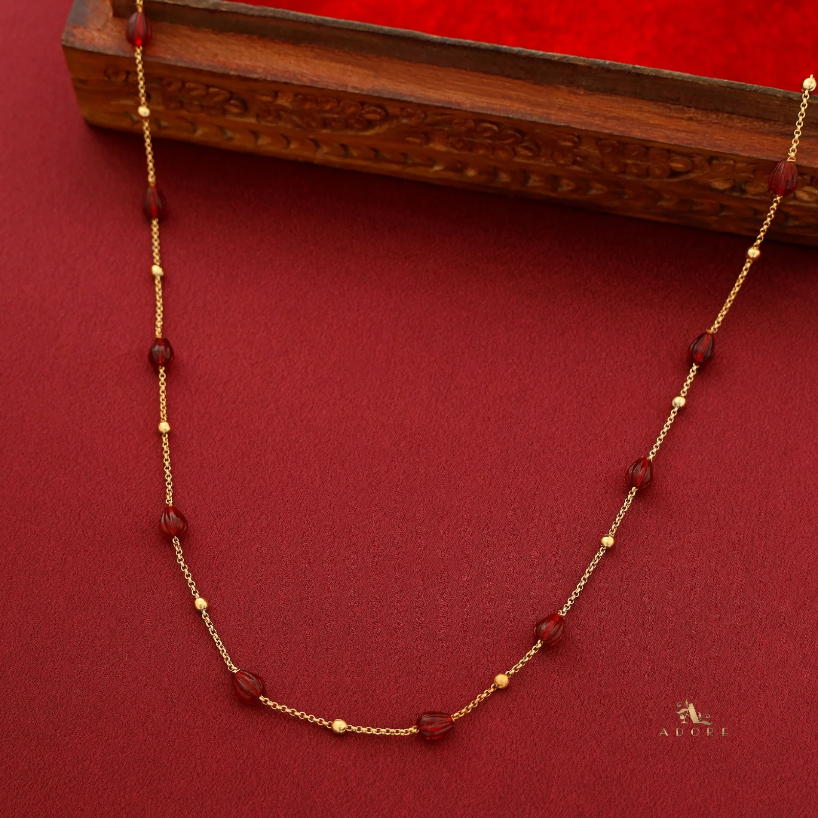 Dharani Beaded Chainy Neckpiece - Image 7