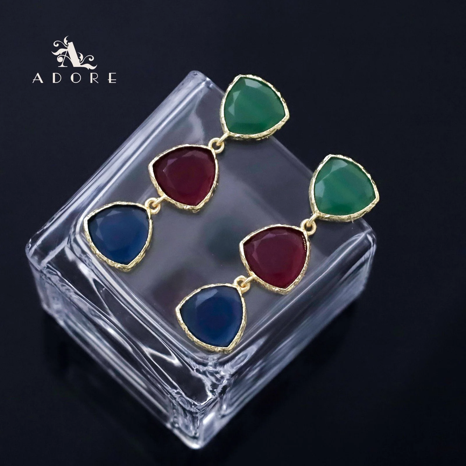 Golden Beatrixa Earring - Image 2