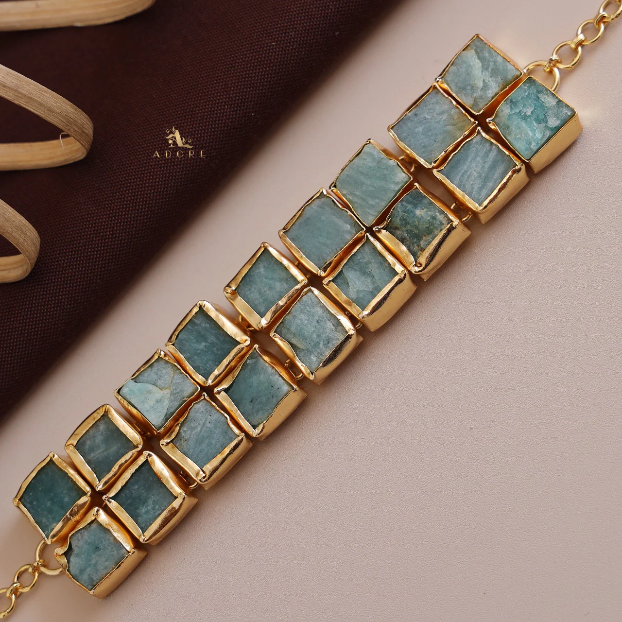 Golden Casia Raw Stone Choker - Image 10