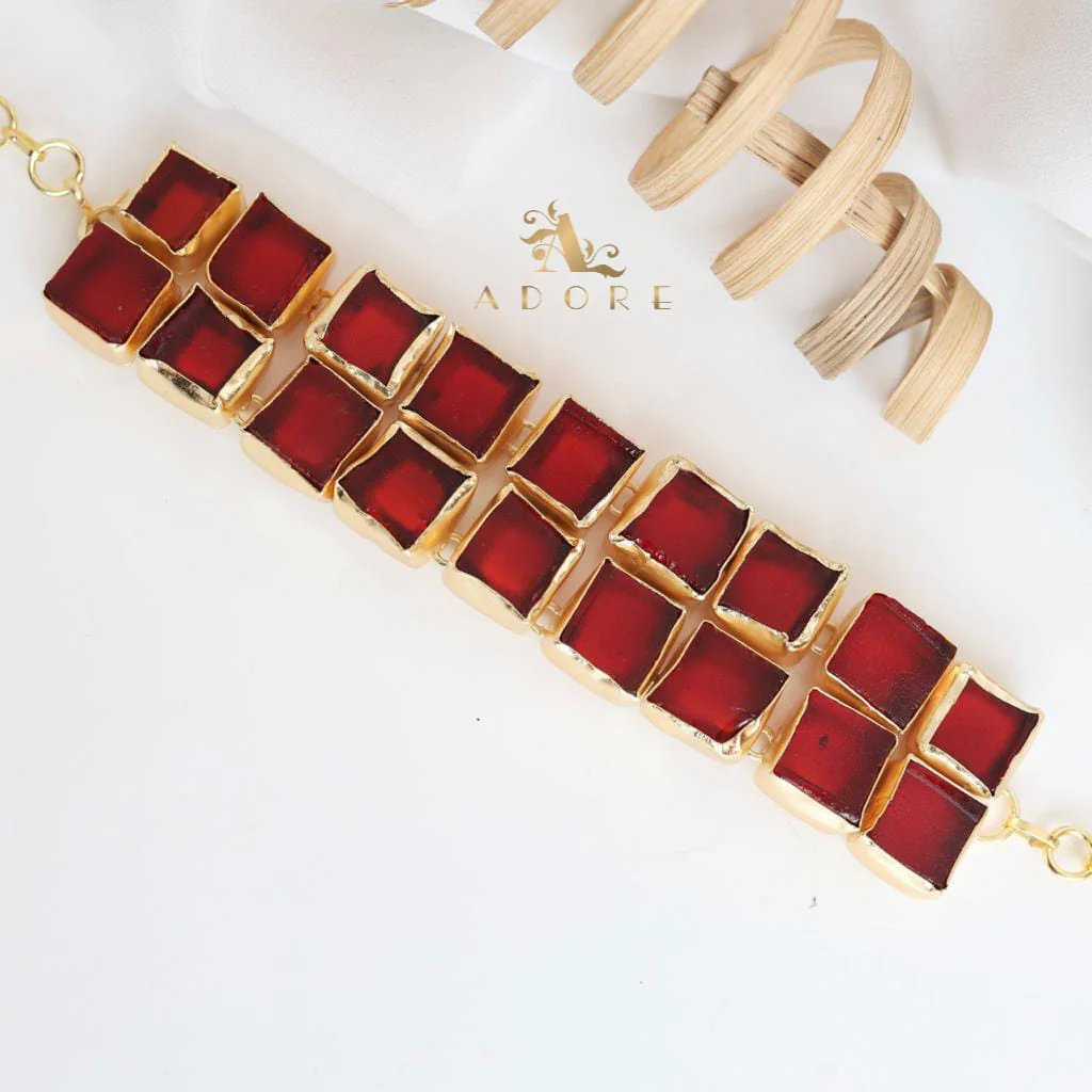 Golden Casia Raw Stone Choker - Image 12