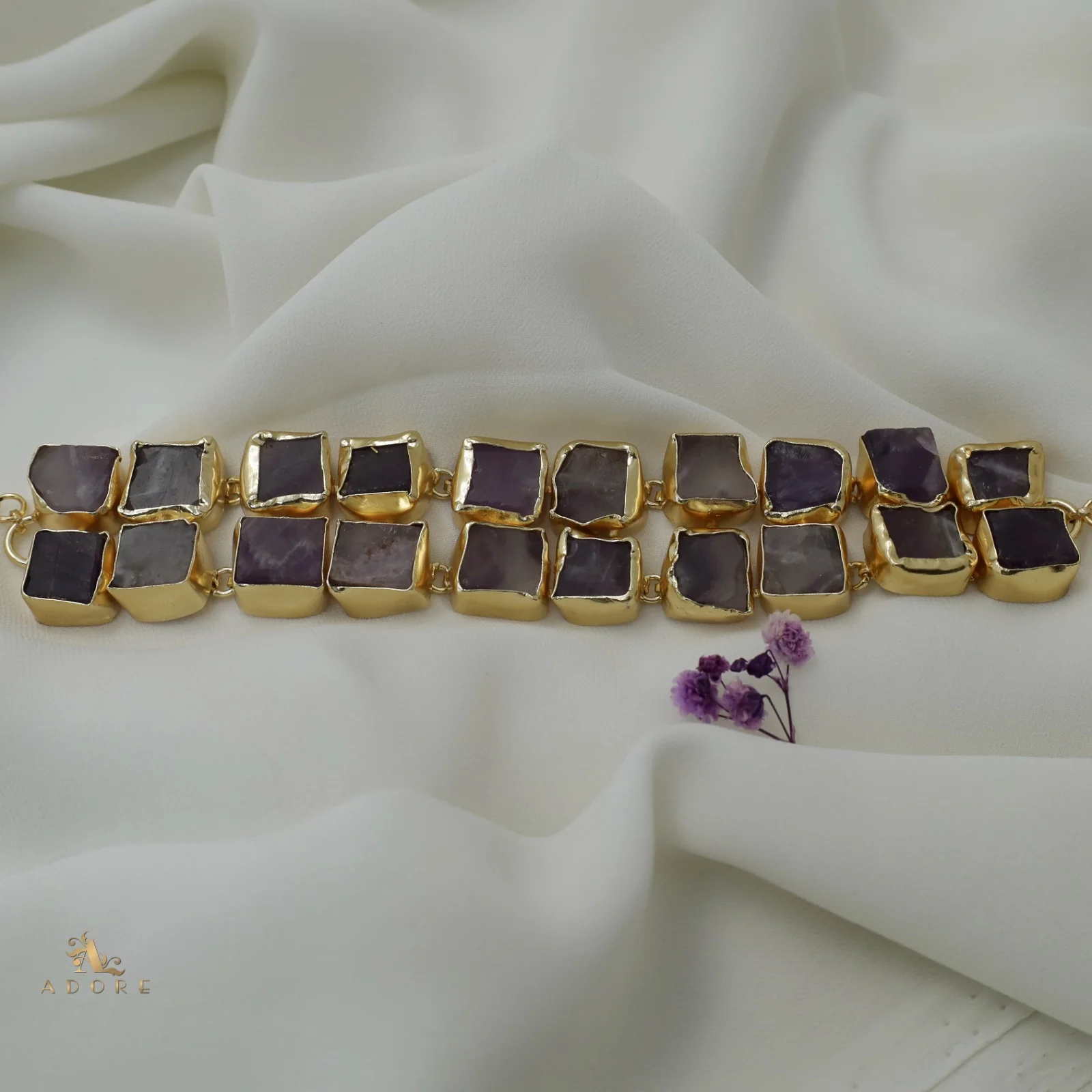 Golden Casia Raw Stone Choker - Image 16