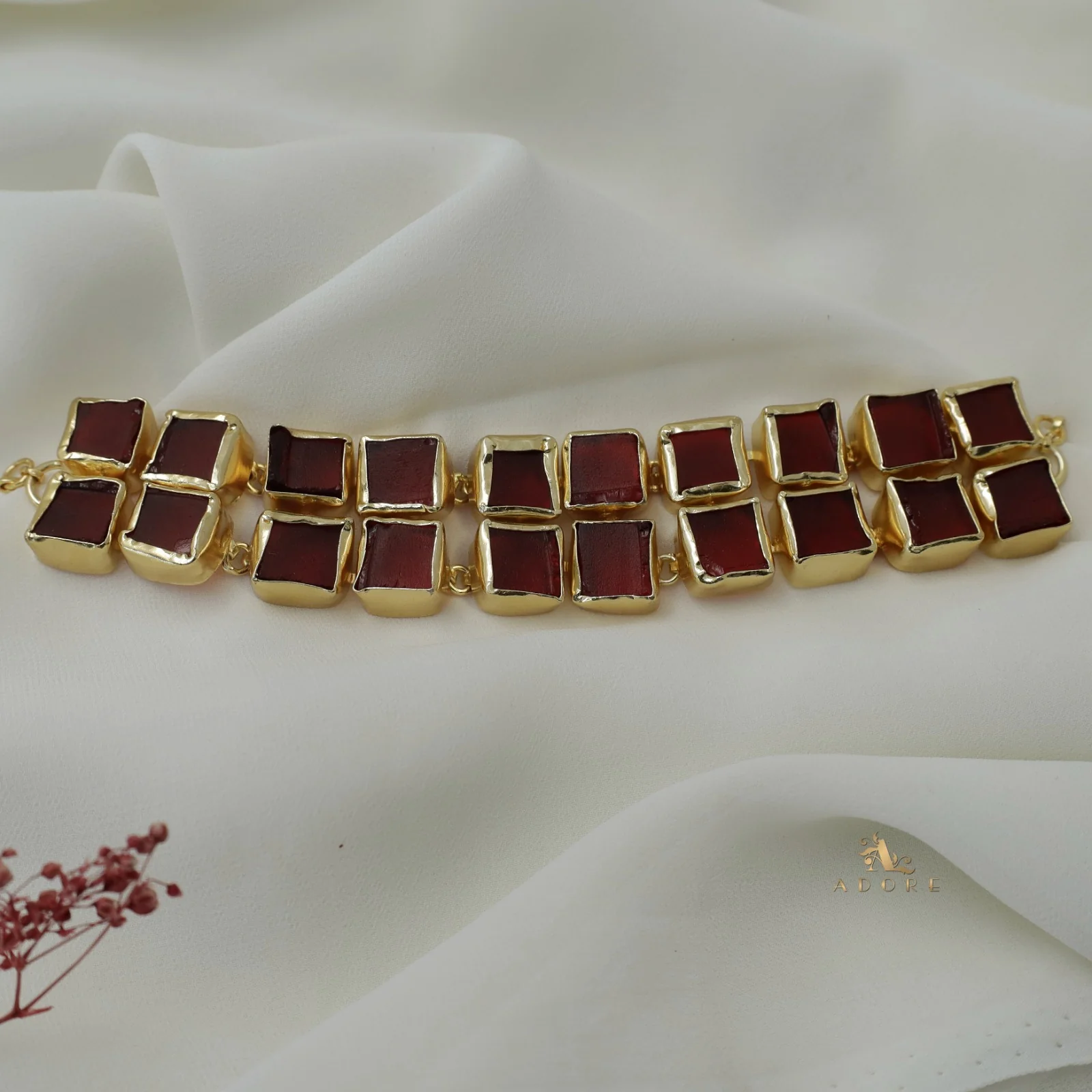 Golden Casia Raw Stone Choker - Image 17