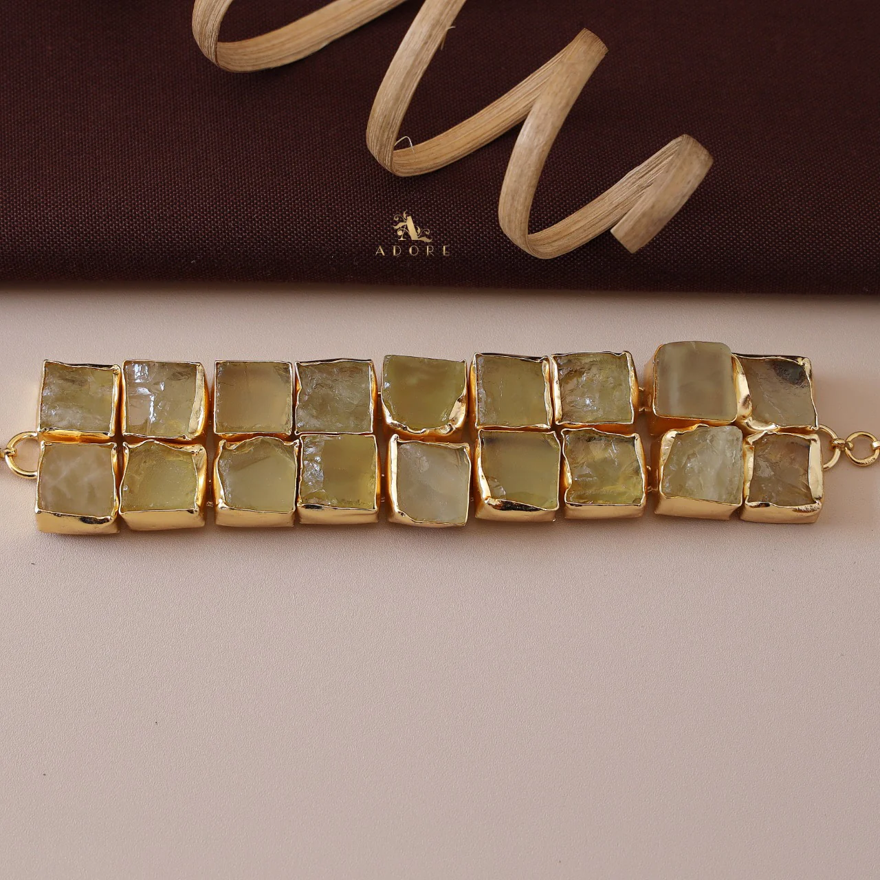 Golden Casia Raw Stone Choker - Image 5
