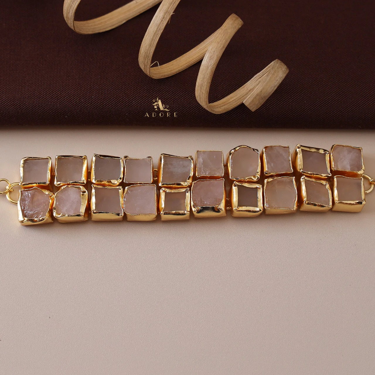Golden Casia Raw Stone Choker - Image 6