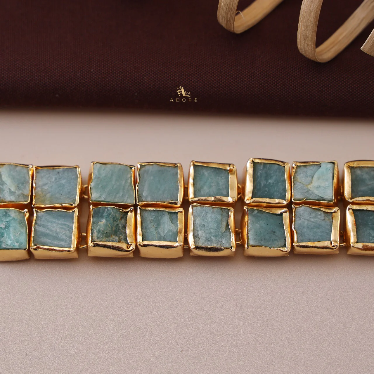 Golden Casia Raw Stone Choker - Image 9