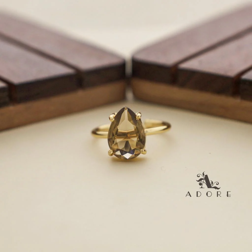 Golden Claw Glossy Drop Ring - Image 11