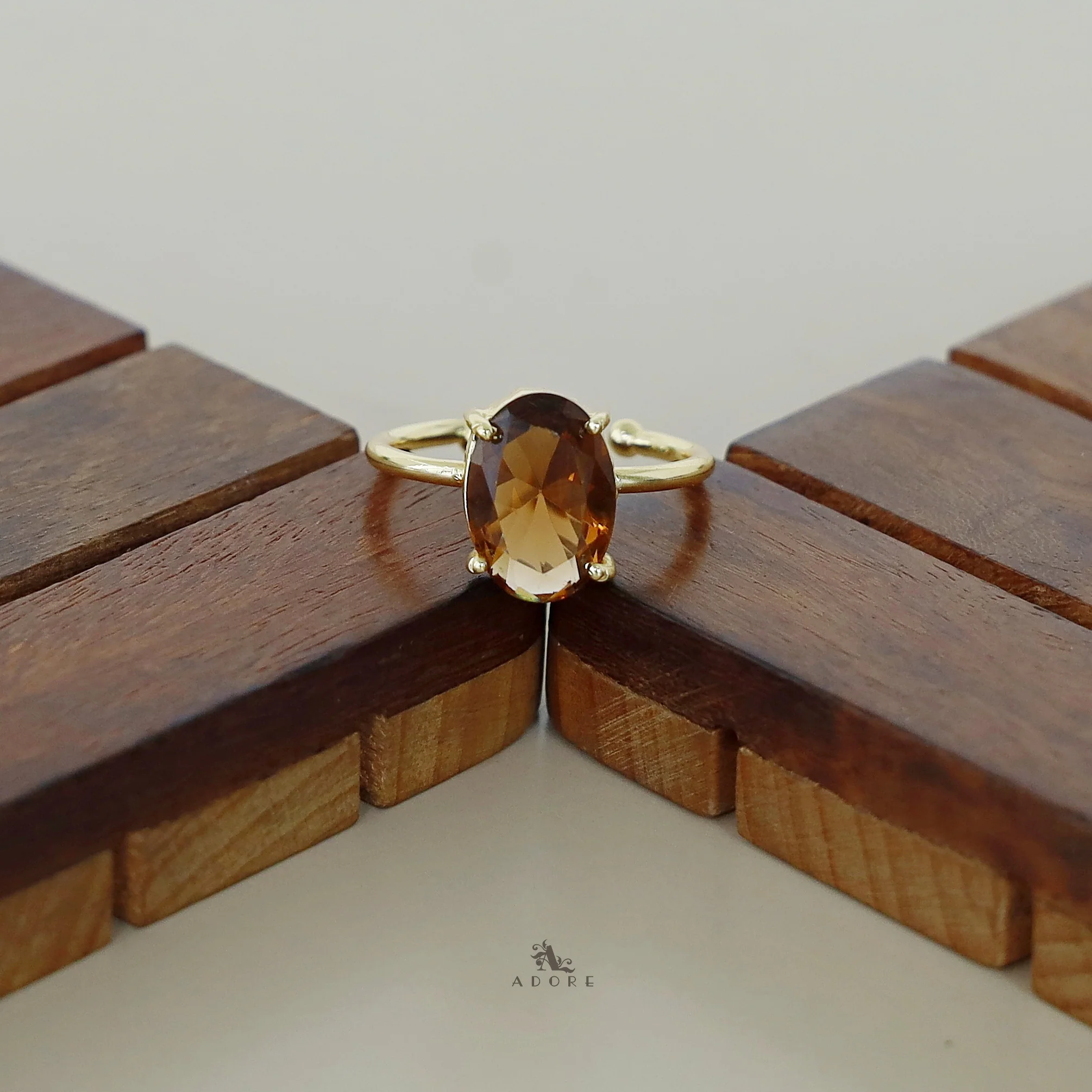 Golden Claw Glossy Oval Ring - Image 20