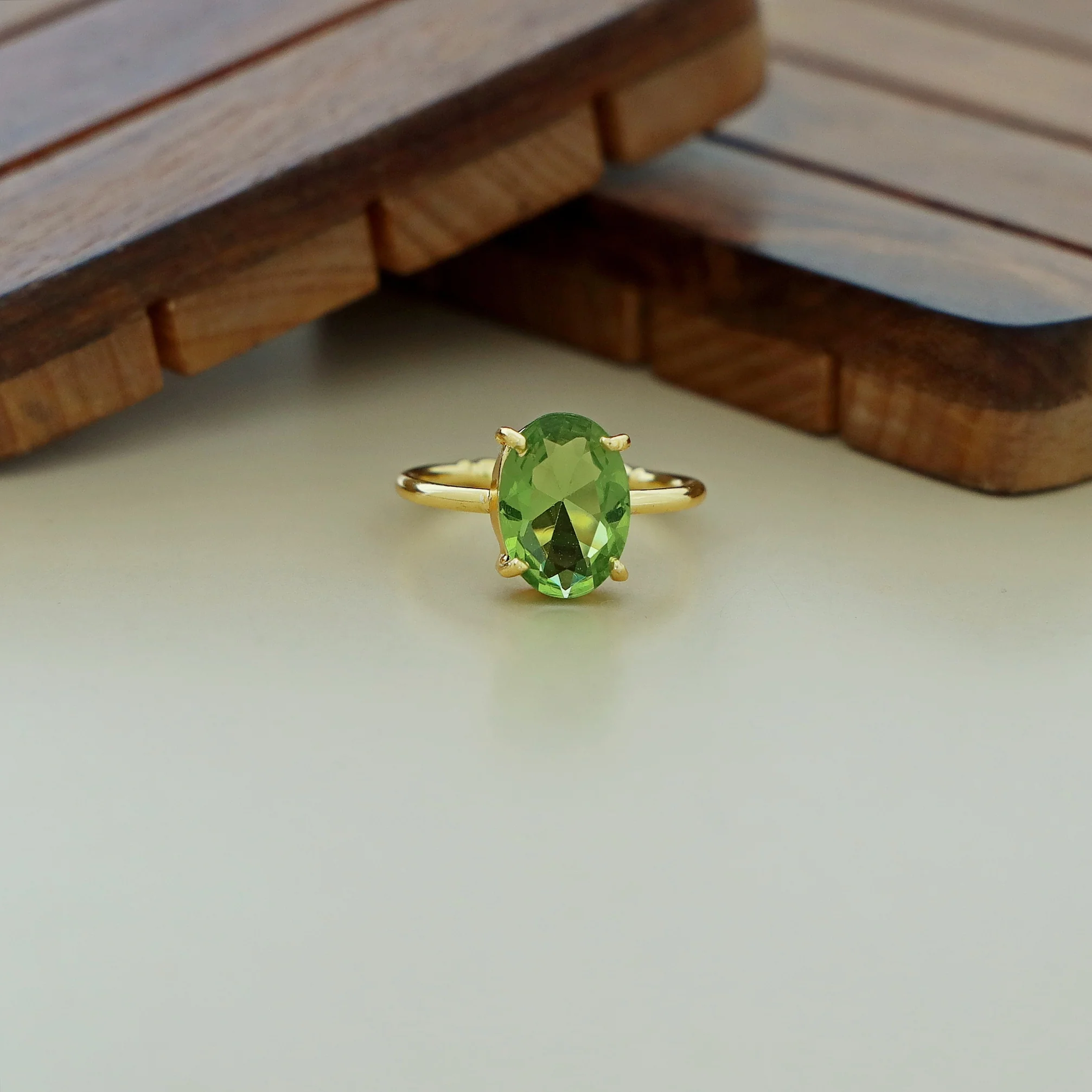 Golden Claw Glossy Oval Ring - Image 21