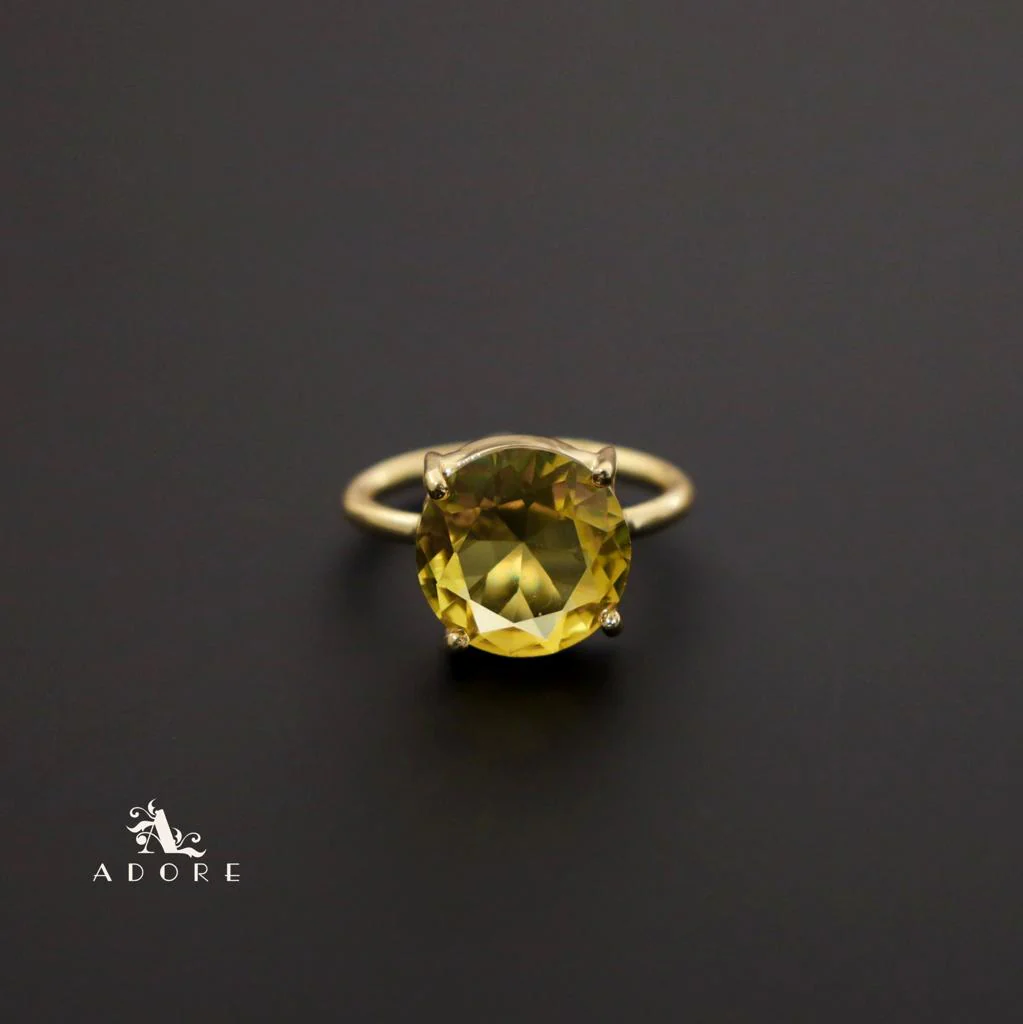 Golden Claw Glossy Round Ring - Image 11