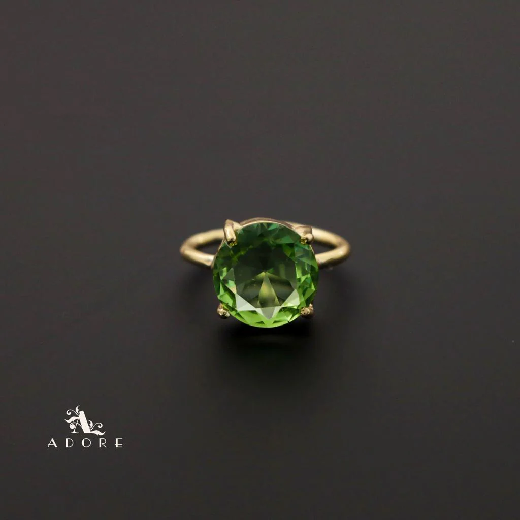 Golden Claw Glossy Round Ring - Image 16