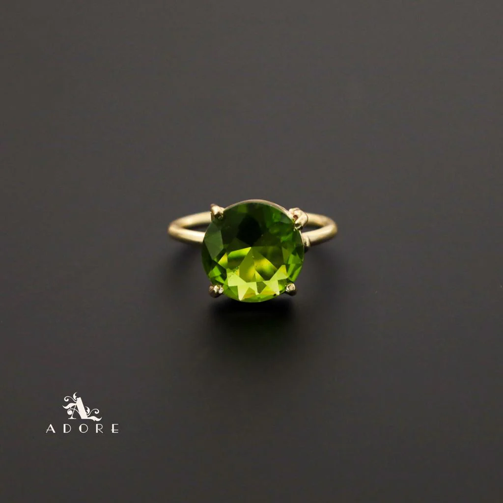 Golden Claw Glossy Round Ring - Image 5