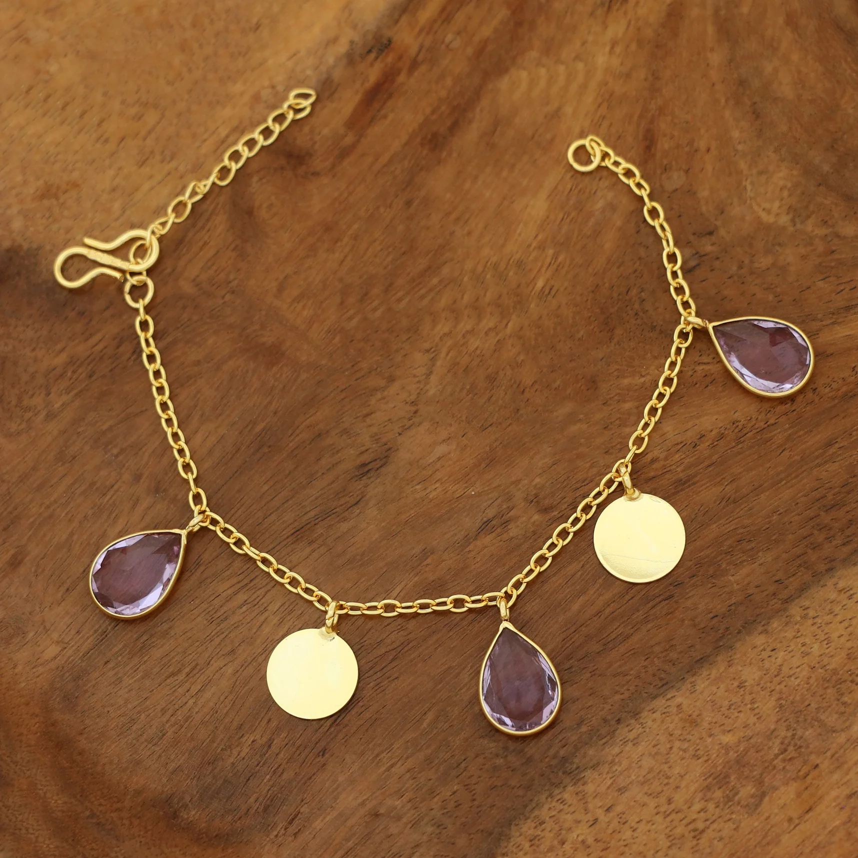 Golden Coin + Glossy Drop Bracelet - Image 23