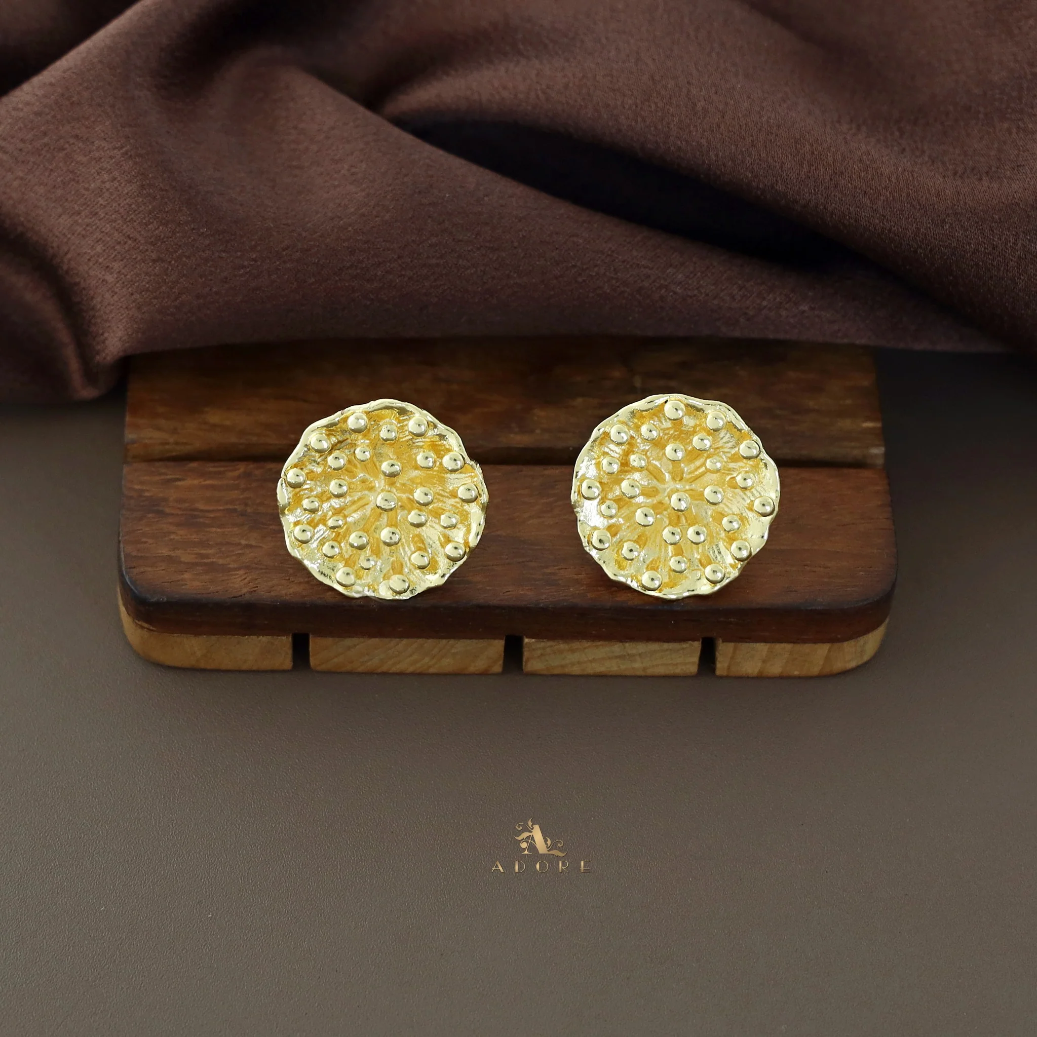 Golden Dotted Flower Combo - Image 4