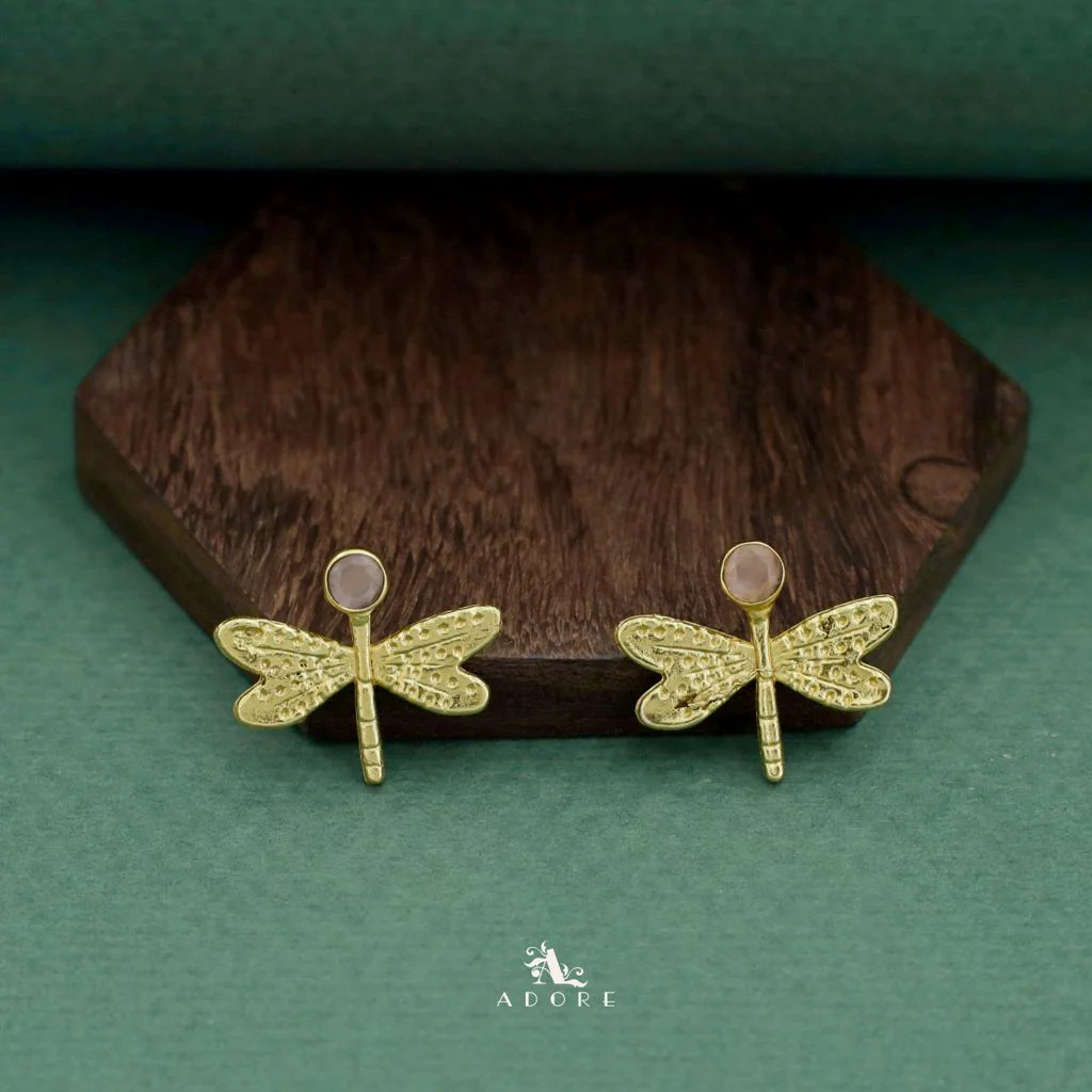 Golden Glossy Butterfly Earring - Image 15
