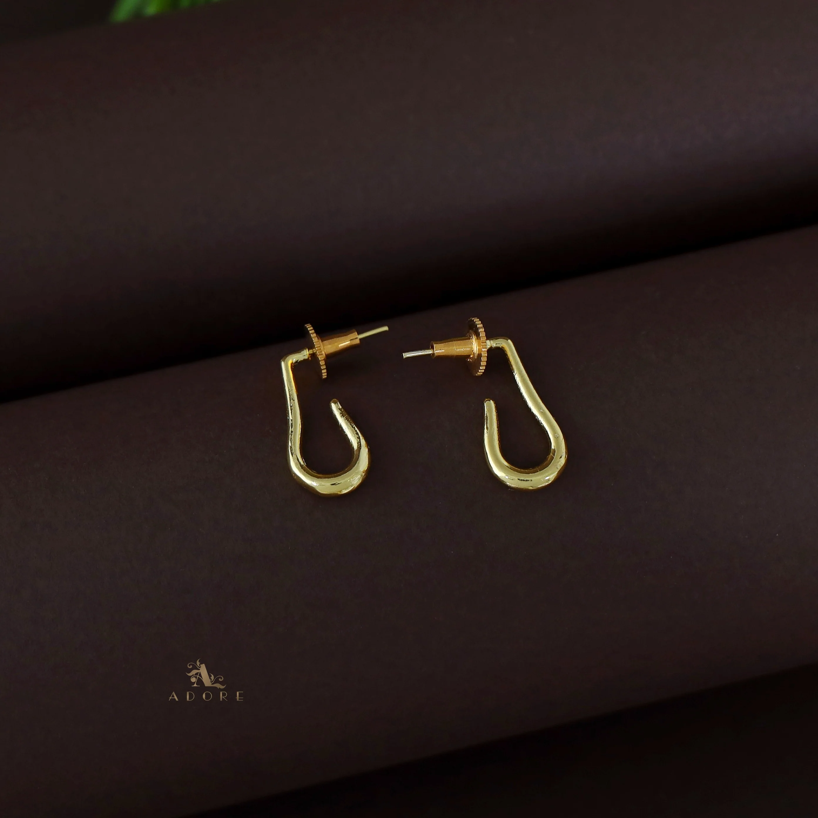 Emily Golden Hook Earring - Image 2