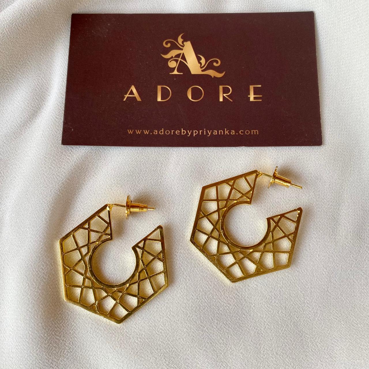 Golden Maze Earring - Image 2