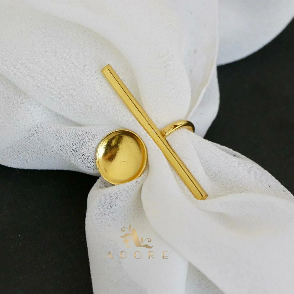 Golden Mini Regal Ring - Image 3