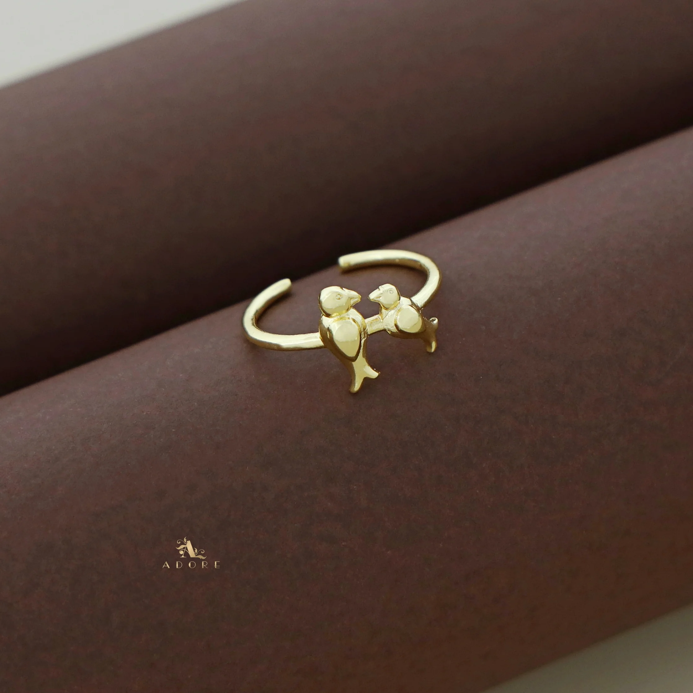 Golden Multi Shape Ring - Image 5