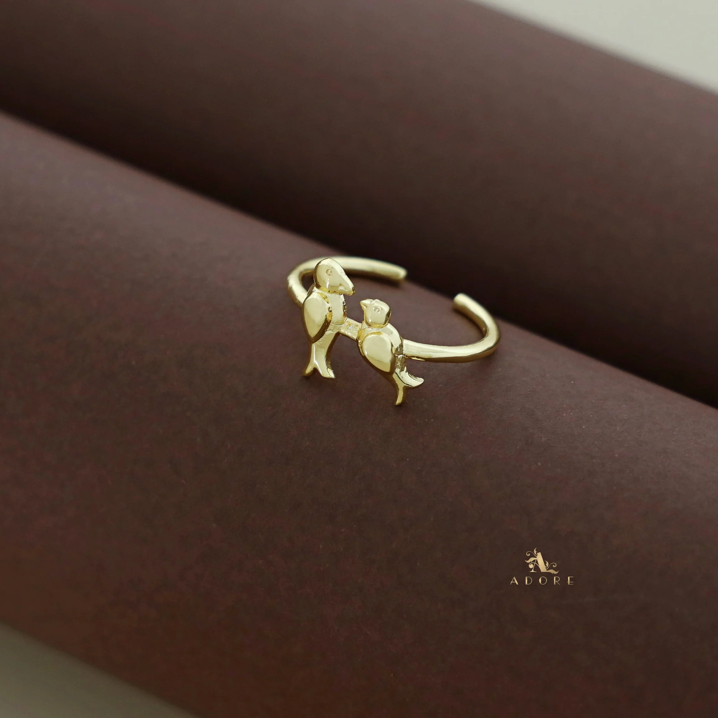 Golden Multi Shape Ring - Image 6