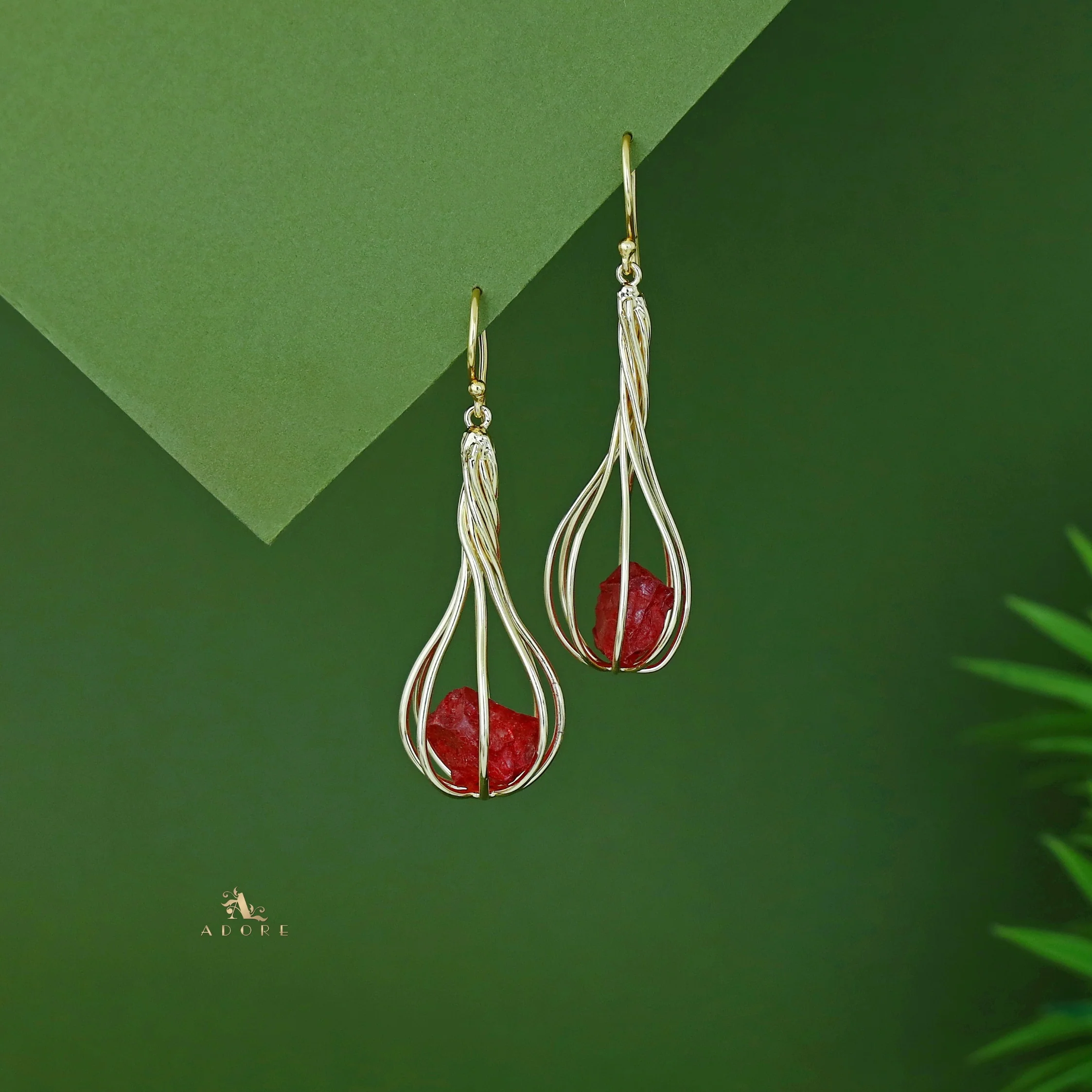 Dianella Golden Nest Raw Stone Drop - Image 2