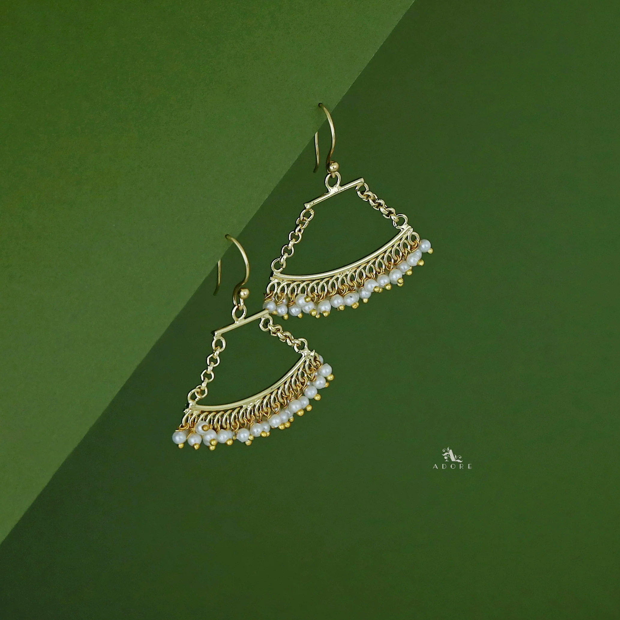 Stella Golden Cluster Pearl Drop - Image 2